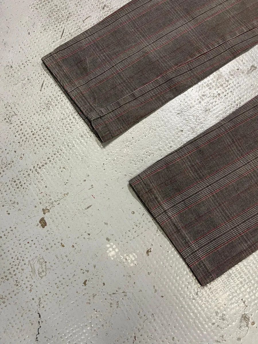 Marithe + Francois Girbaud 2000s Marithé + François Girbaud Grey & Brown Houndstooth Cozy Pants Size US 30 / EU 46 - 10 Thumbnail