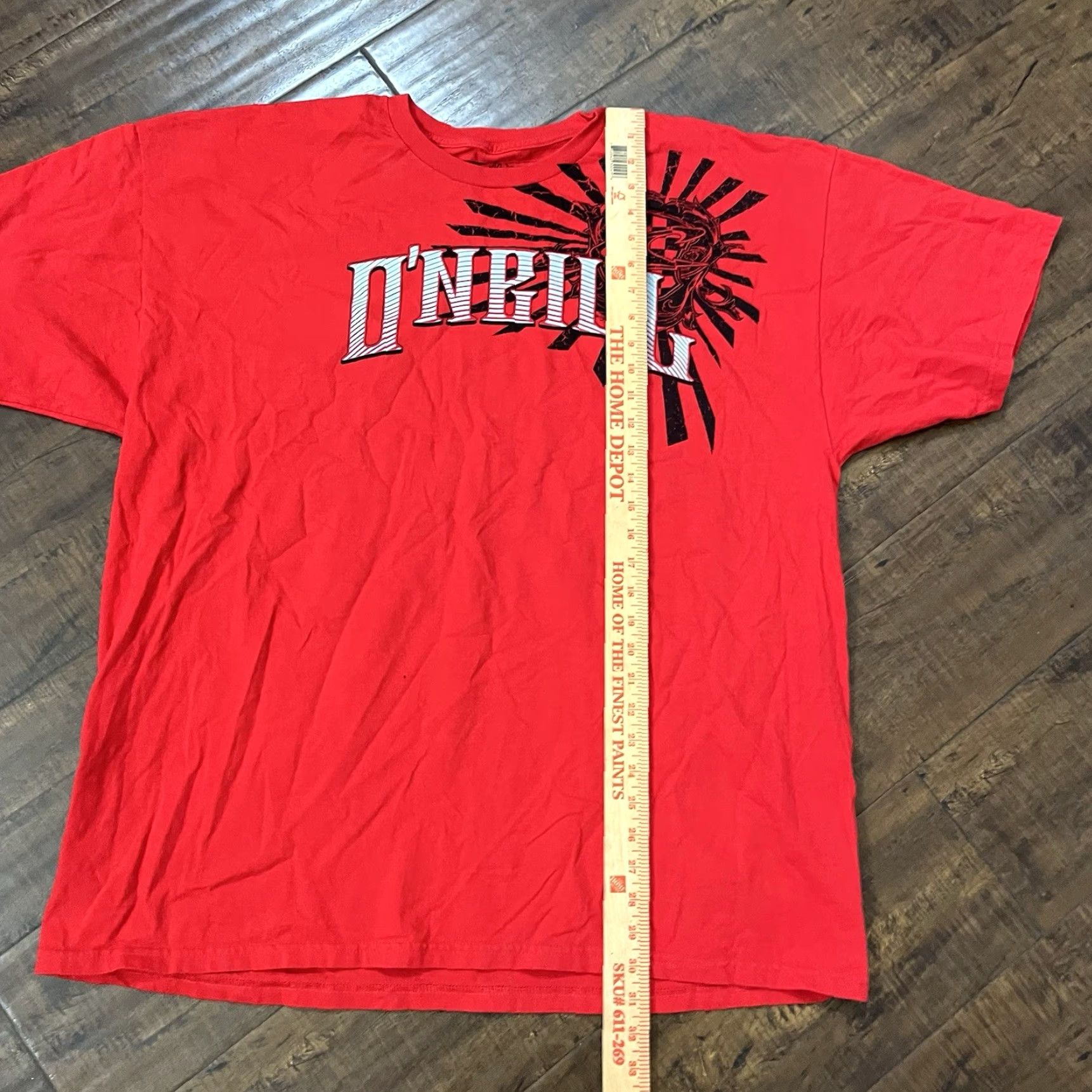 O'Neill VINTAGE O'Neill T-Shirt Mens Red 2XL Crew Neck Short Sleeve 90s Grunge Y2K Gothic Surf Affliction Goth Skate Timeframe: 90s, Y2K, Vintage Size US XXL / EU 58 / 5 - 6 Thumbnail