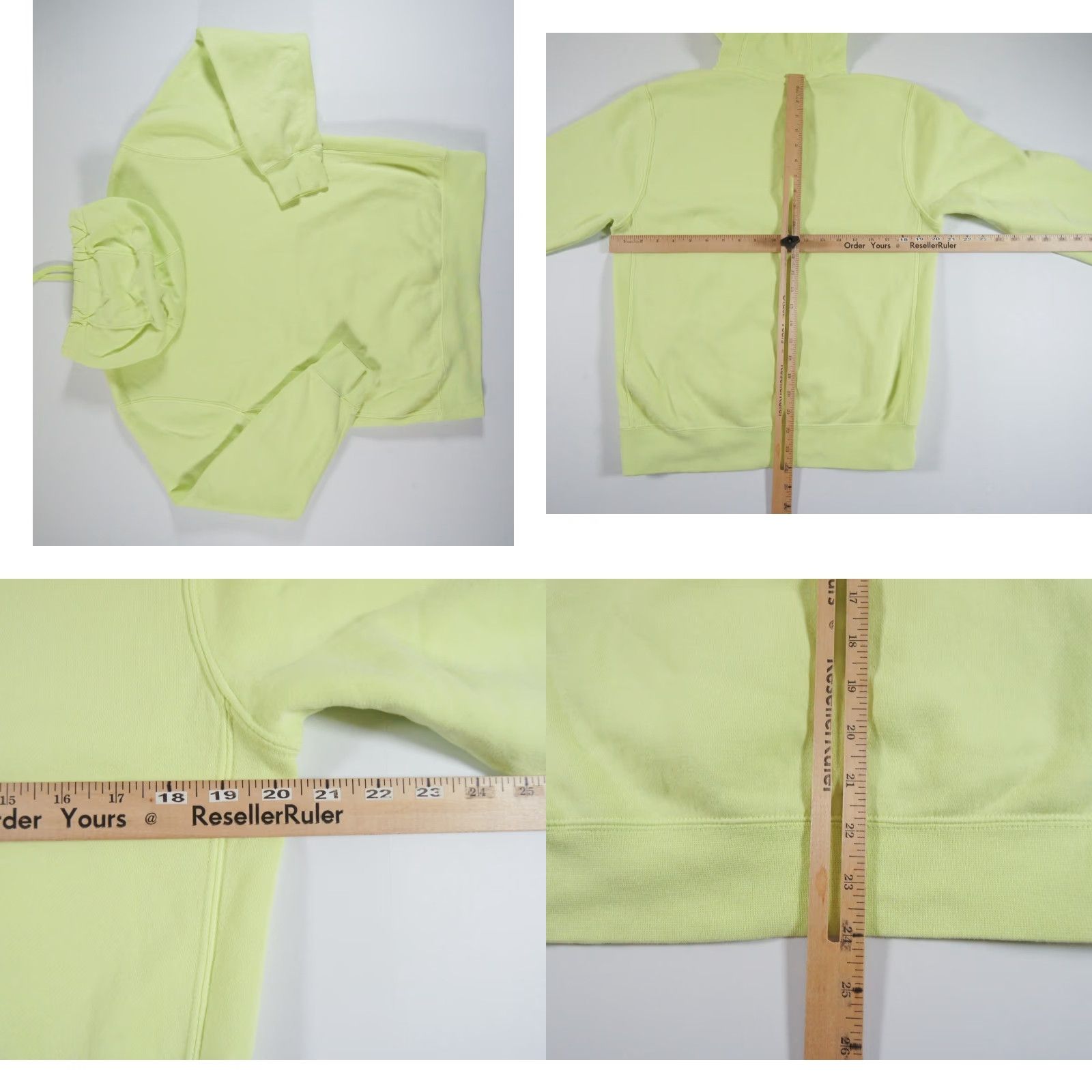 Nike VINTAGE Nike Sweatshirt Mens XS Green Volt Hoodie Pullover Swoosh Adult Sweater XSmall Size US XS / EU 42 / 0 - 8 Thumbnail