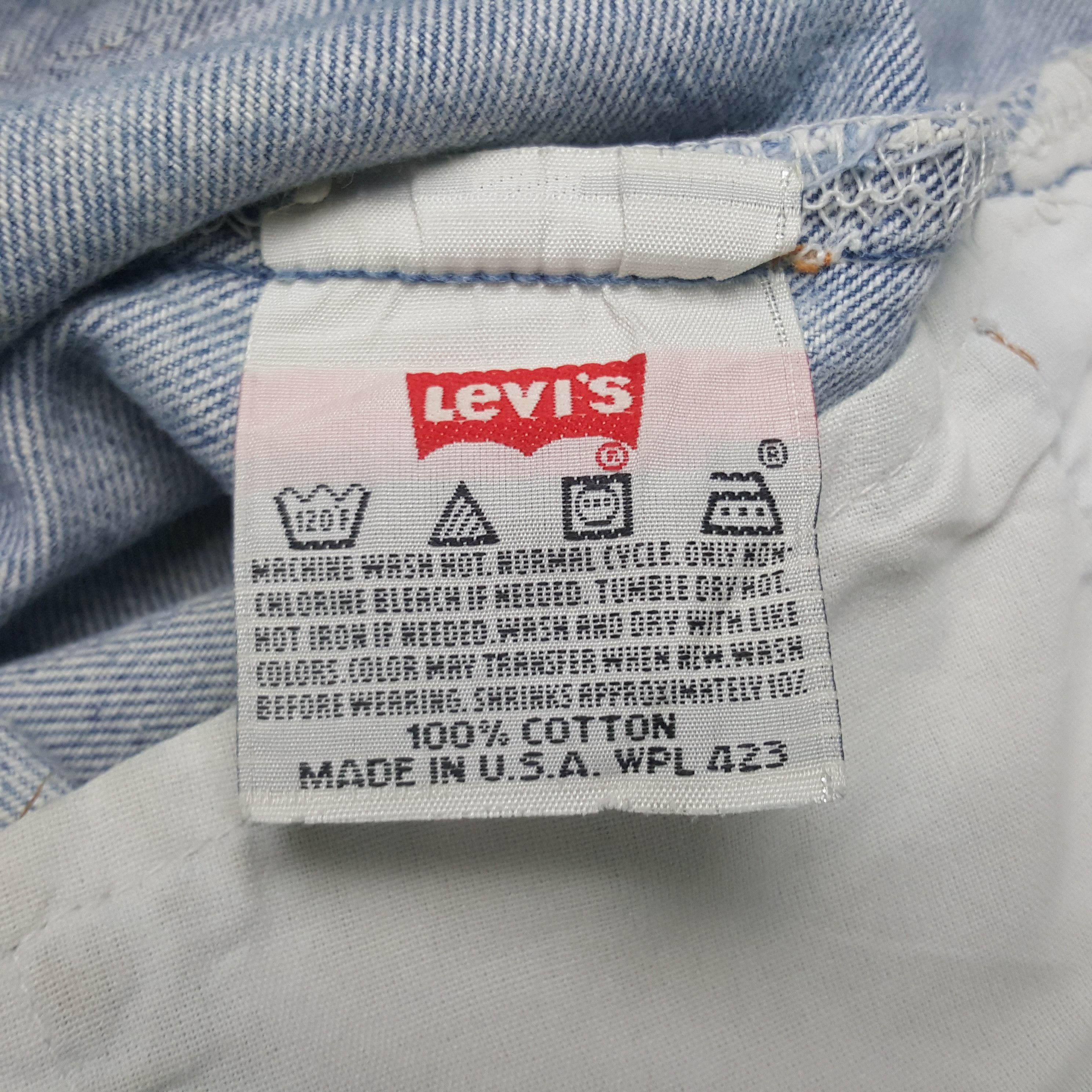 Levi's × Vintage Vintage Levi's USA Distressed Style Denim Jeans Size US 31 - 14 Thumbnail