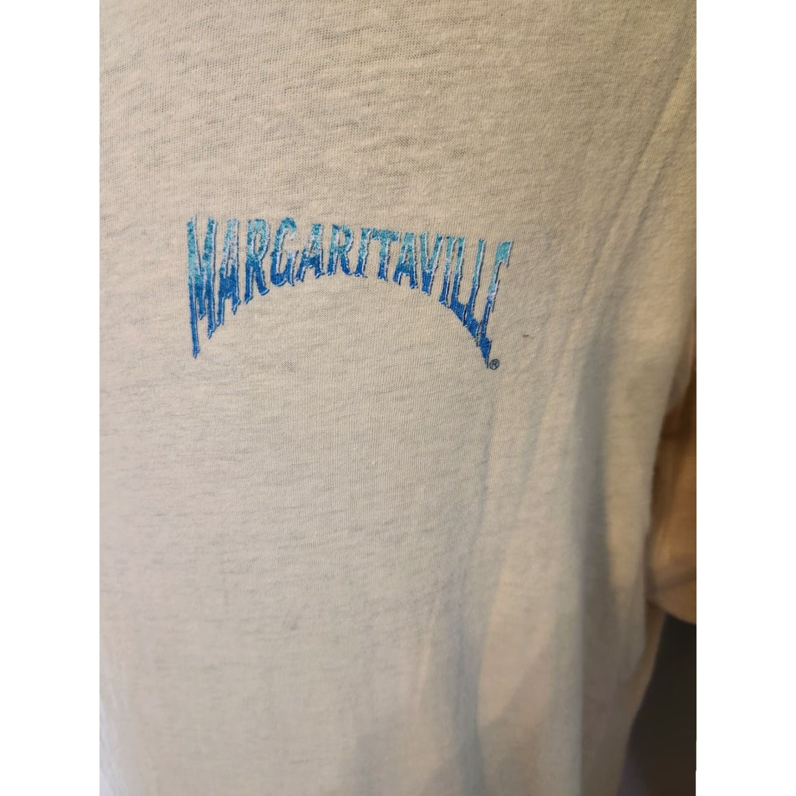 Logo 7 Margaritaville Shirt Men 2XL Yellow Logo Graphic Print Short Sleeve Tee Crew Neck Sport Fishing T-Shirt Mens Size US XXL / EU 58 / 5 - 2 Thumbnail