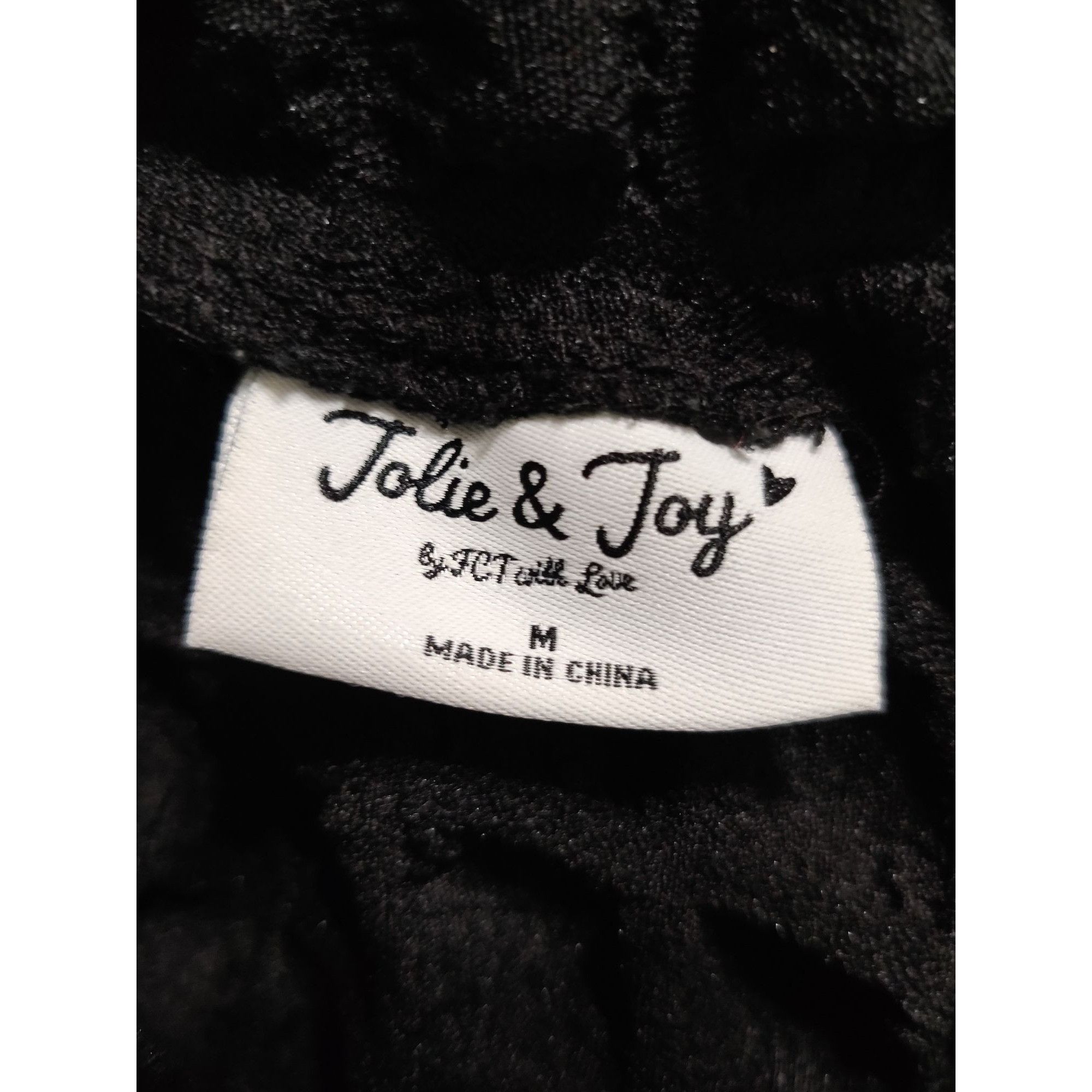 Other Jolie & Joy M Womens Black Shirt Textured Bubble Button Stre Size M / US 6-8 / IT 42-44 - 6 Thumbnail