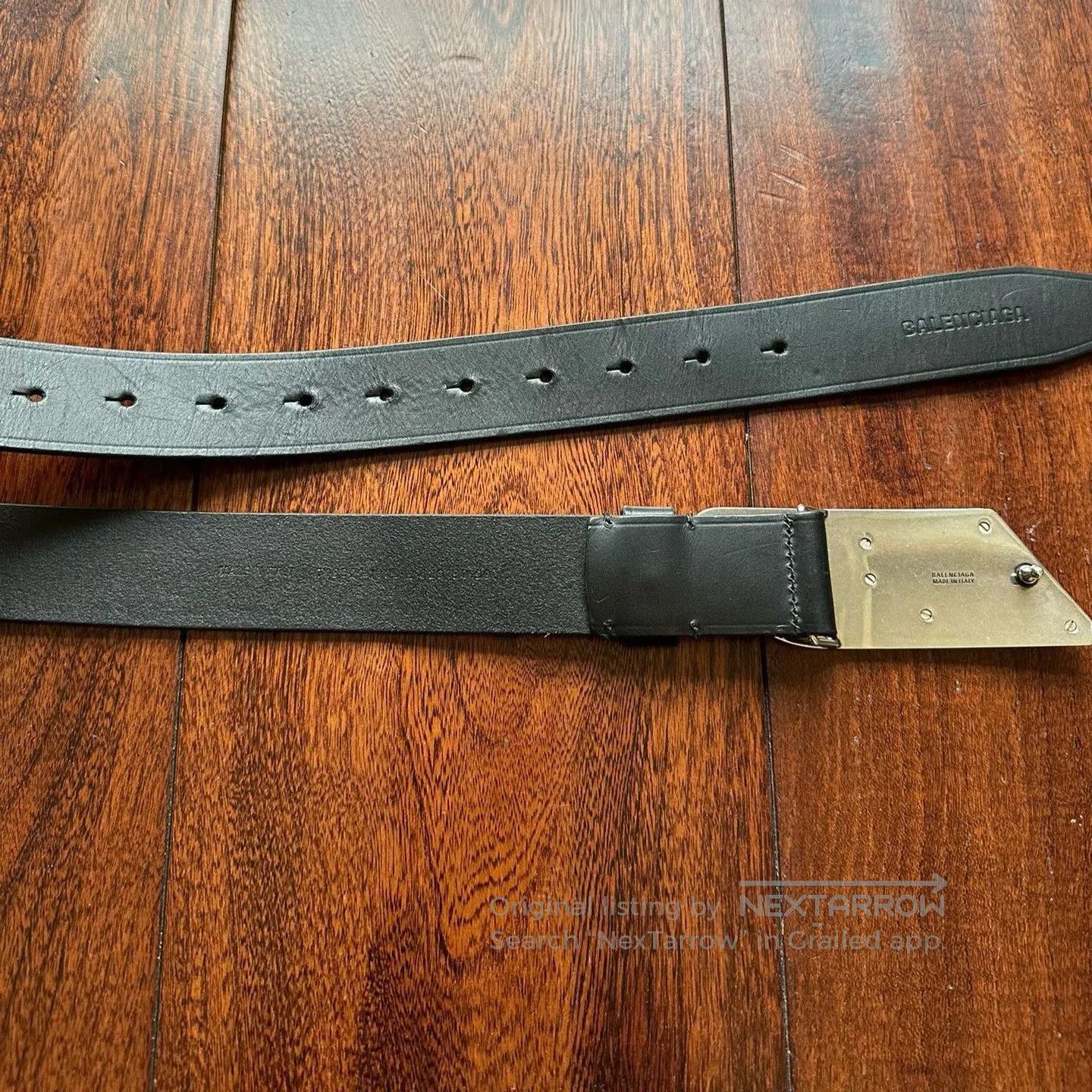 Balenciaga Balenciaga Double B Black Belt. Size ONE SIZE - 6 Thumbnail
