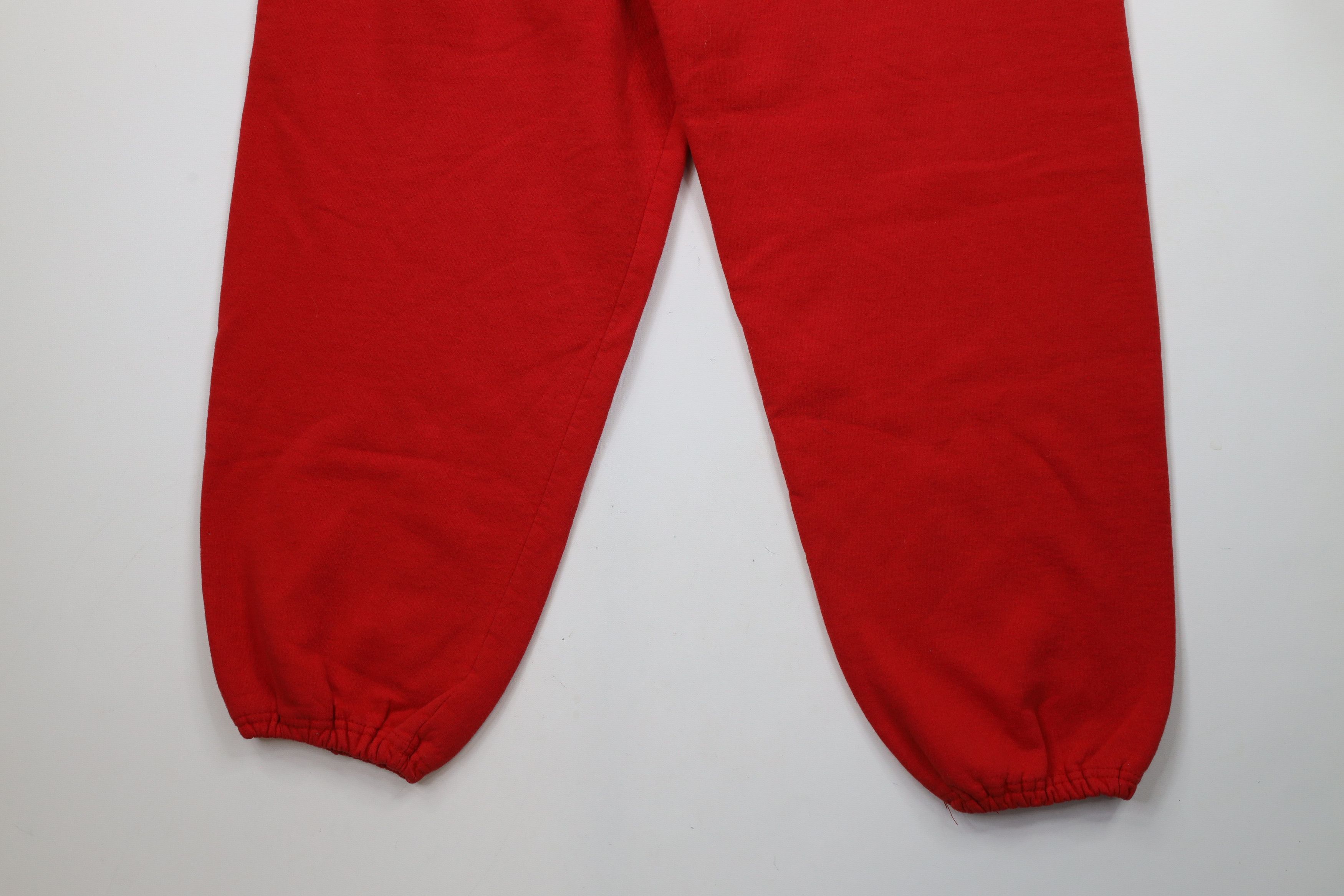 Vintage Vintage 90s Detroit Red Wings Hockey Sweatpants Joggers Red Size US 36 / EU 52 - 11 Thumbnail