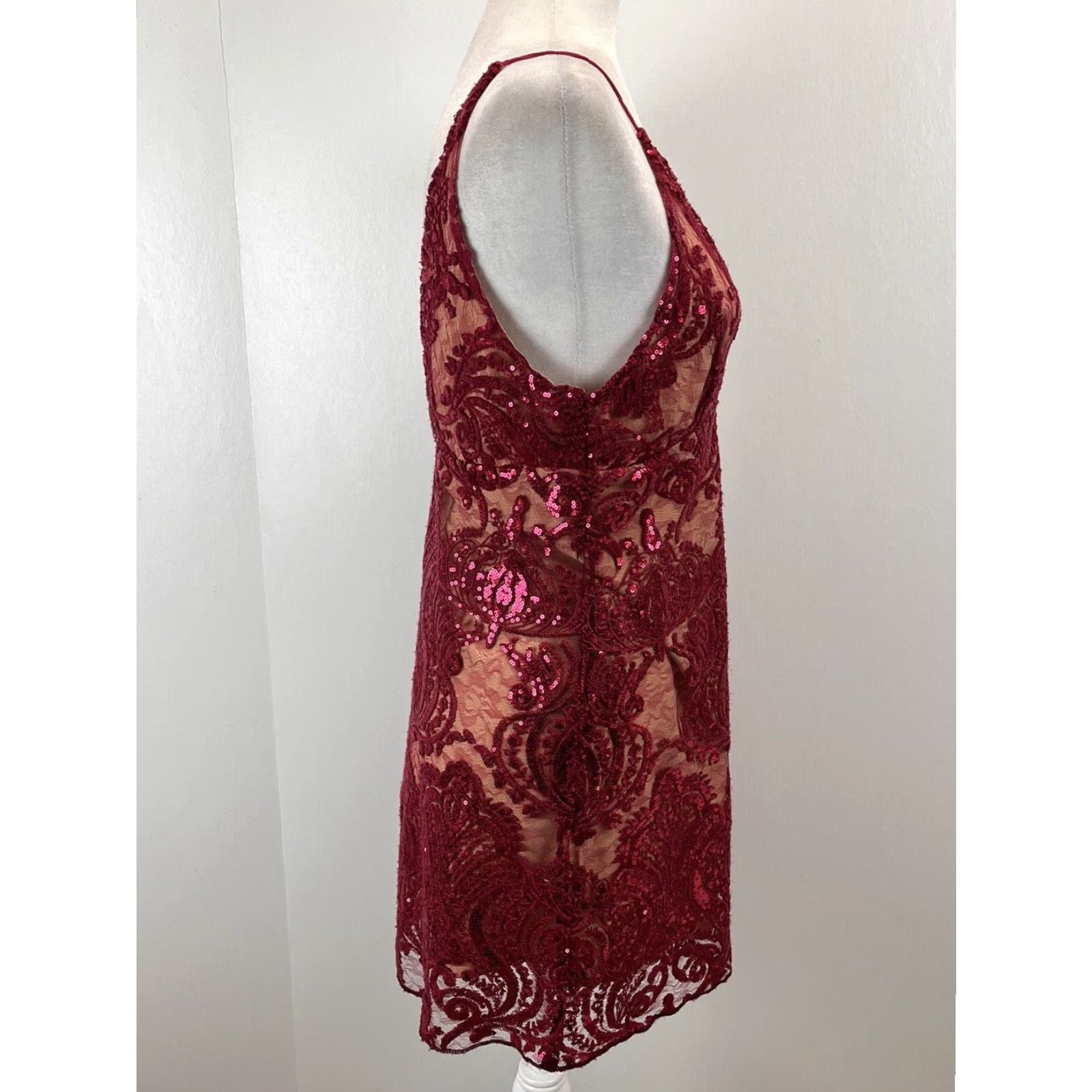 Free People Free People Red Mini Dress Size 2 Womens Size XS / US 0-2 / IT 36-38 - 4 Thumbnail
