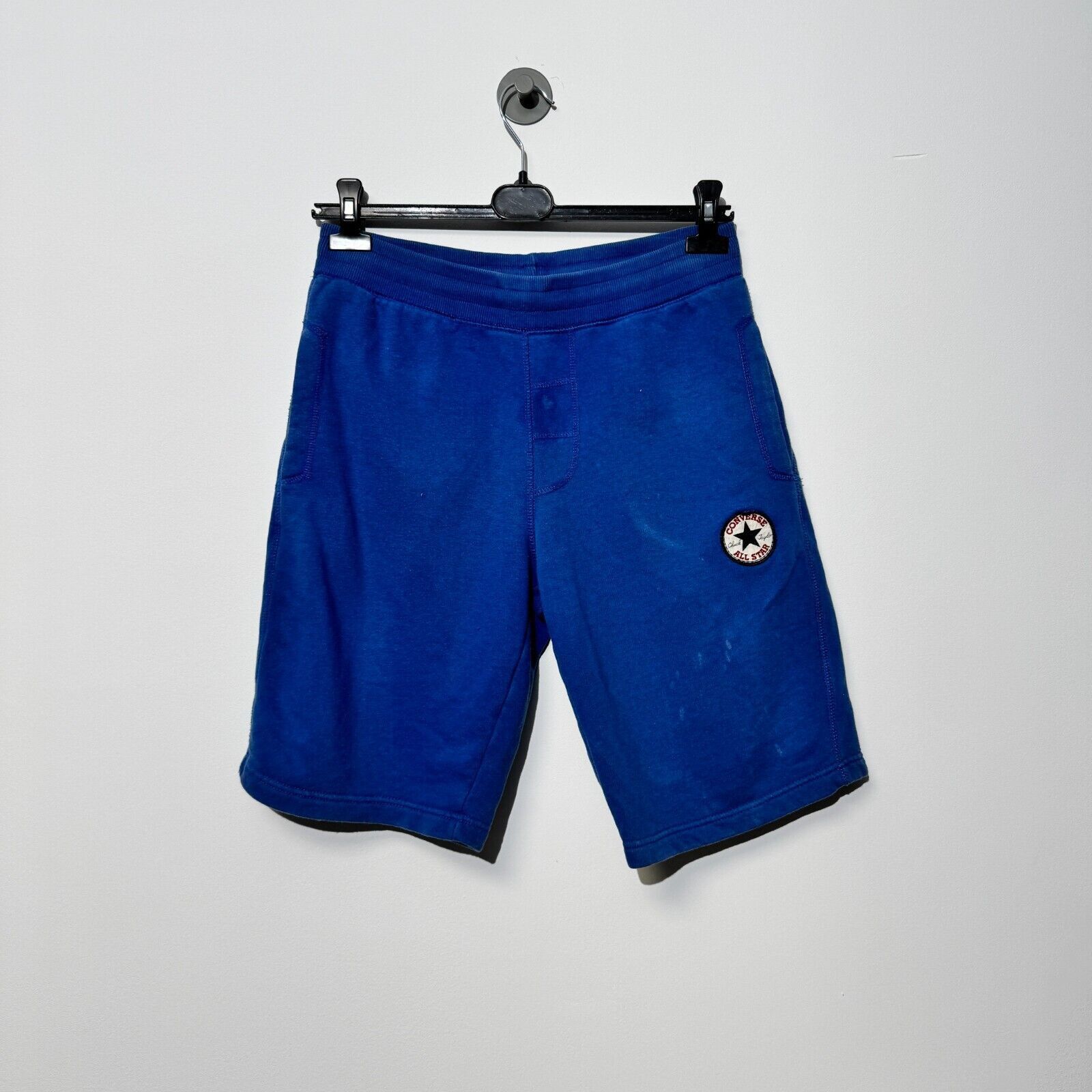 Converse × Vintage Vintage Converse Unisex Navy Blue Cotton Shorts Size S Size US 26 / EU 42 - 1 Thumbnail