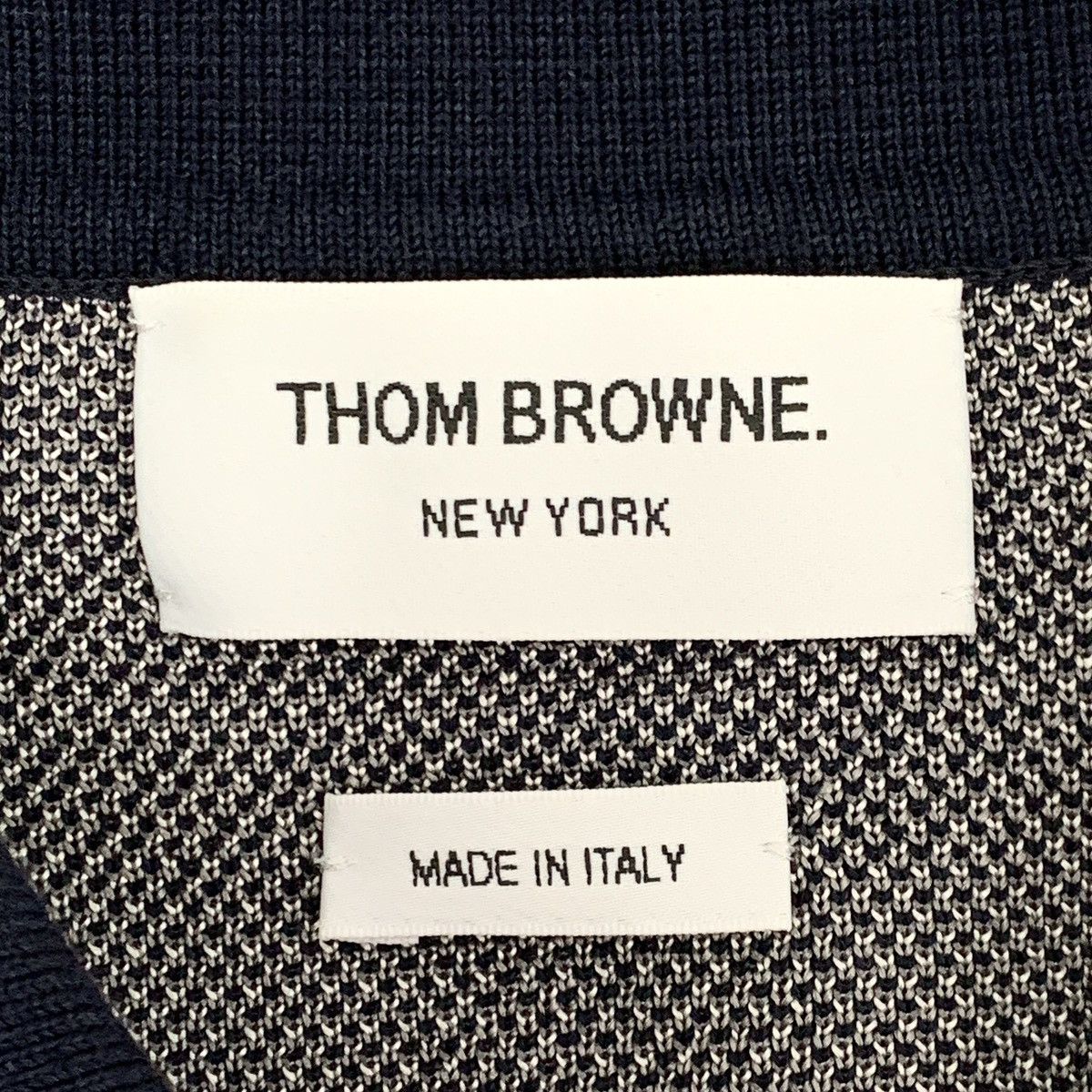 Thom Browne Thom Browne Plaid Silk Lapel Short Sleeve Polo Shirt K26WX Size US L / EU 52-54 / 3 - 6 Thumbnail