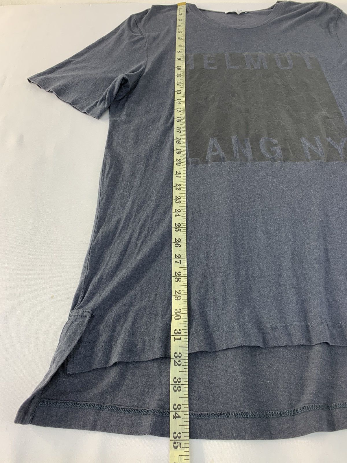 Helmut Lang Helmut Lang NY USA Big Logo Stretchable Unisex Tee Size XL / US 12-14 / IT 48-50 - 8 Thumbnail