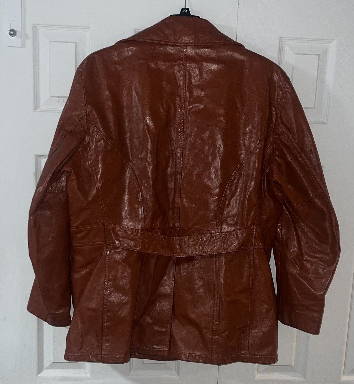 Other Vintage Leather Jacket Size US XXL / EU 58 / 5 - 2 Thumbnail
