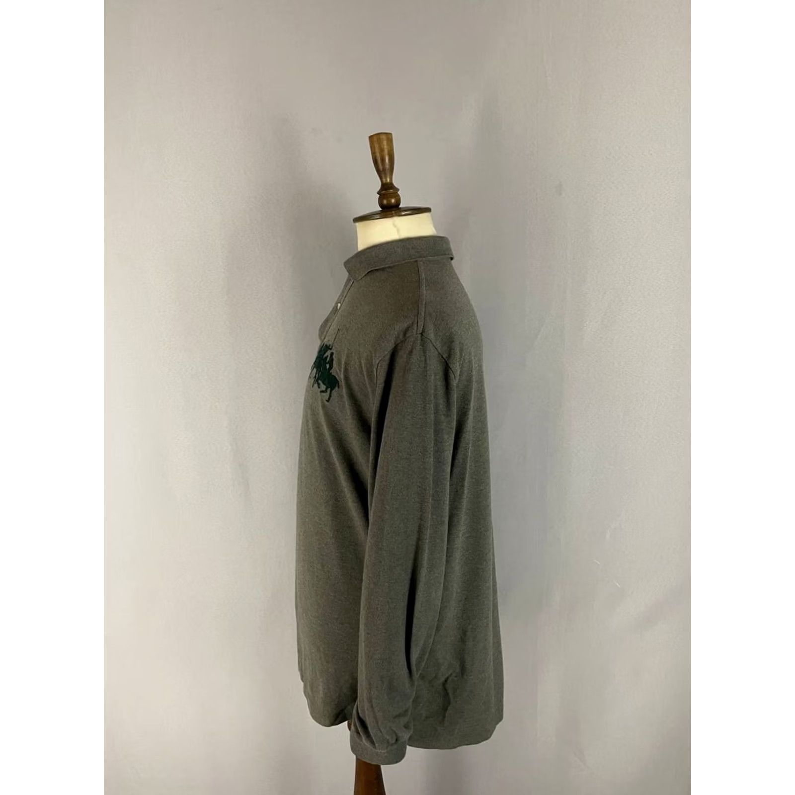 Polo Ralph Lauren Polo Ralph Lauren Rugby Shirt Size L Gray Cotton Long Sleeve Polo Mens Size US L / EU 52-54 / 3 - 7 Thumbnail