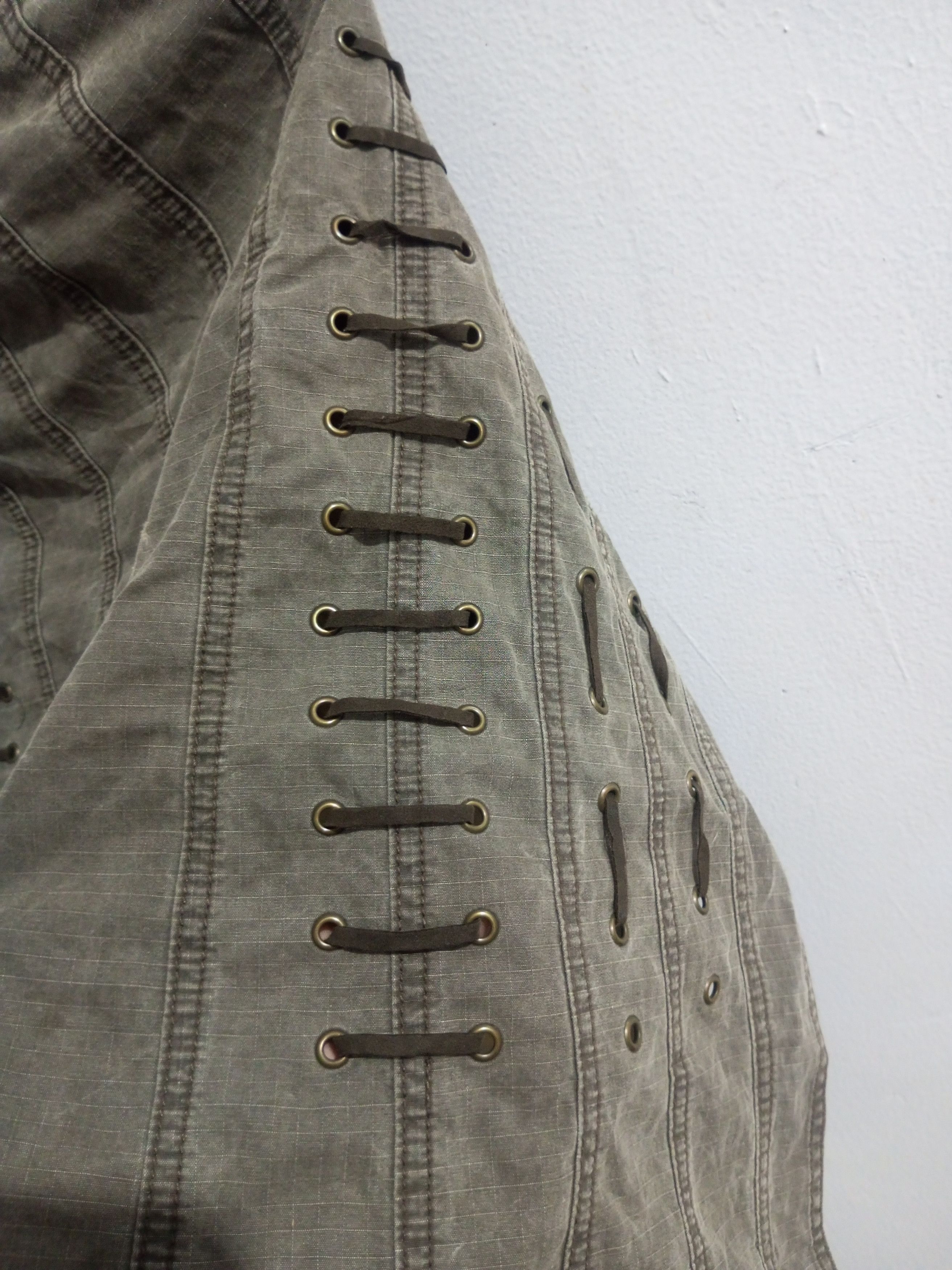 Japanese Brand × Vintage Vintage Grace continental lace up skrits Size 29" - 8 Thumbnail