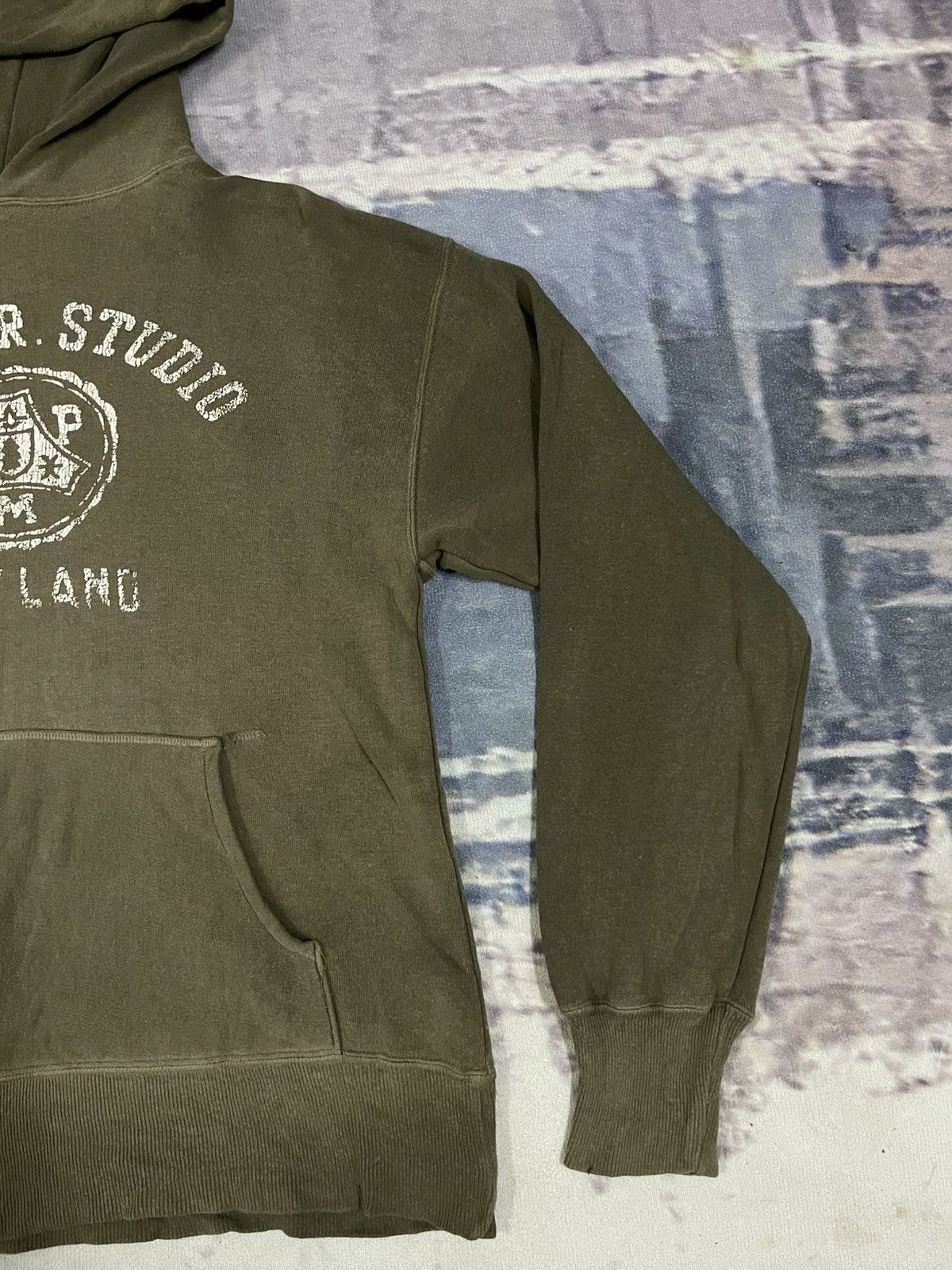 45rpm × Japanese Brand × Vintage 90s 45RPM RARE FADED HOODIE Size US S / EU 44-46 / 1 - 4 Thumbnail