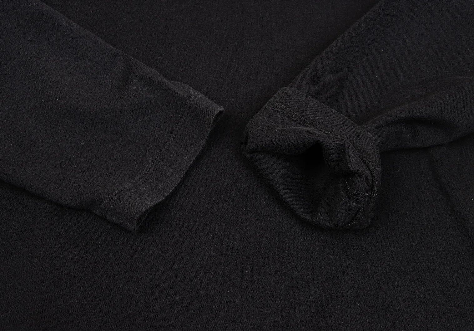 Issey Miyake Cotton Mock Neck T-shirt in Black Size US M / EU 48-50 / 2 - 7 Thumbnail