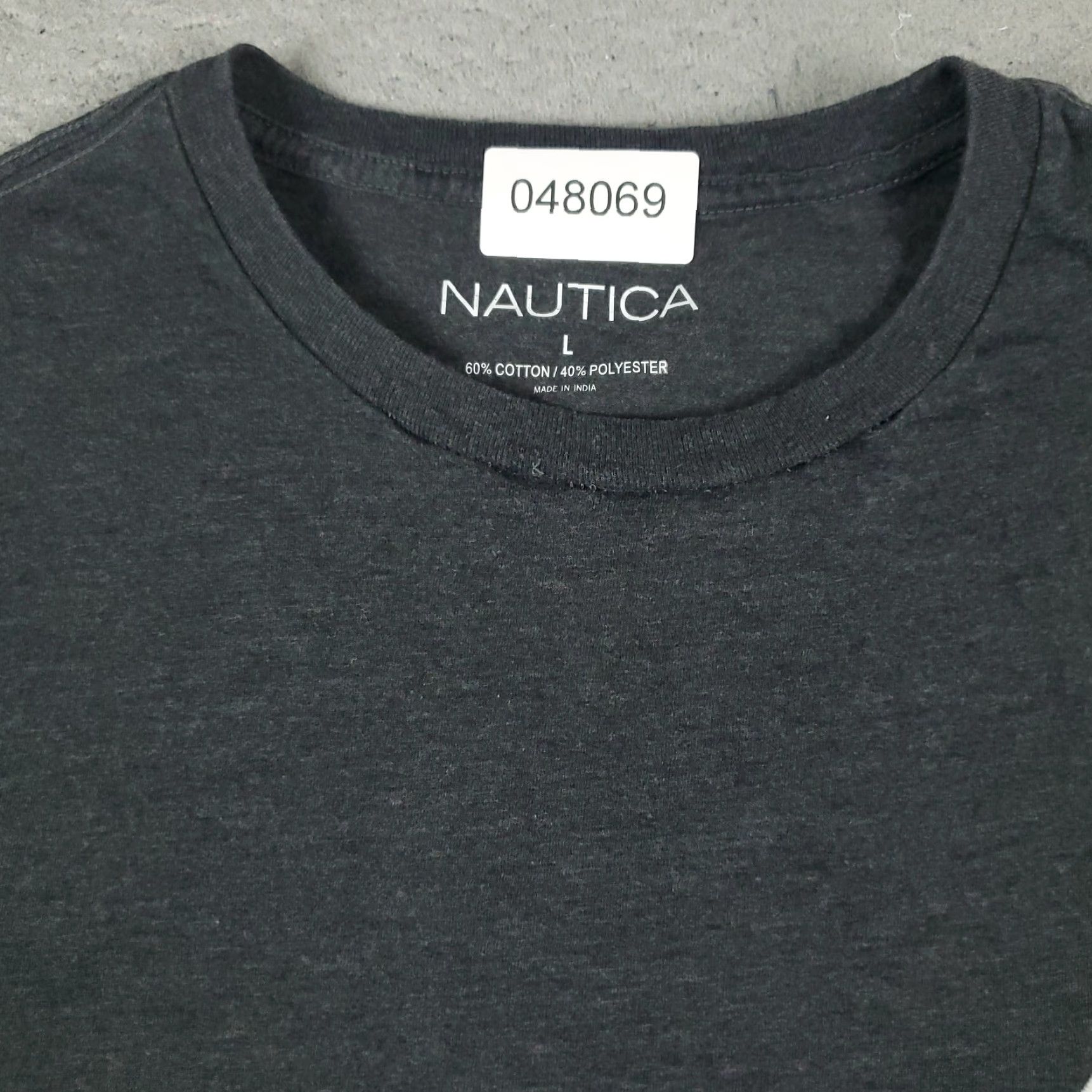 Nautica Nautica T Shirt Mens Large Gray Casual Short Sleeve Crew Neck Logo Vintage No Size US L / EU 52-54 / 3 - 2 Thumbnail
