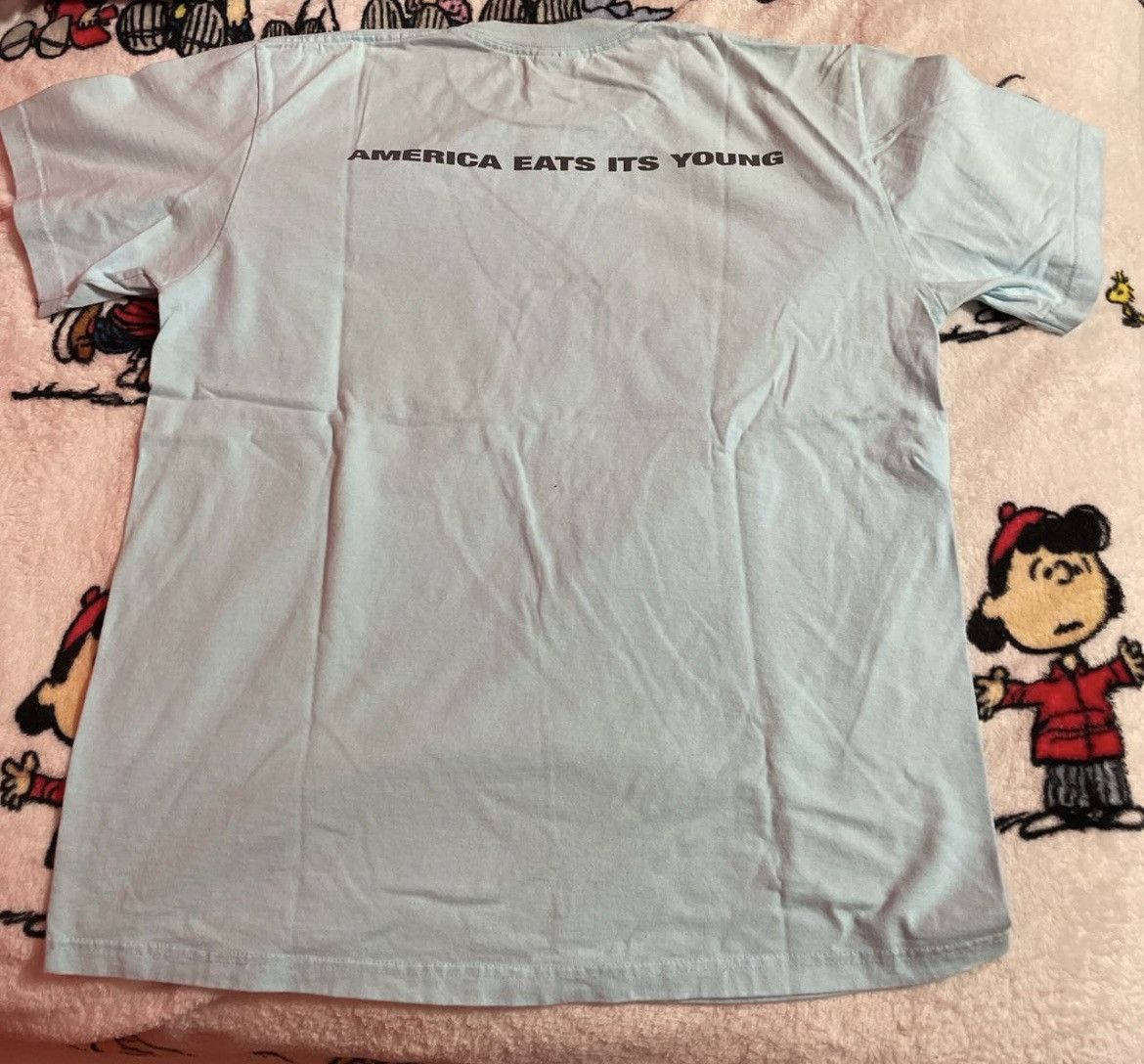 Supreme Supreme America Eats It’s Young Belly Nas tee medium Size US M / EU 48-50 / 2 - 3 Thumbnail