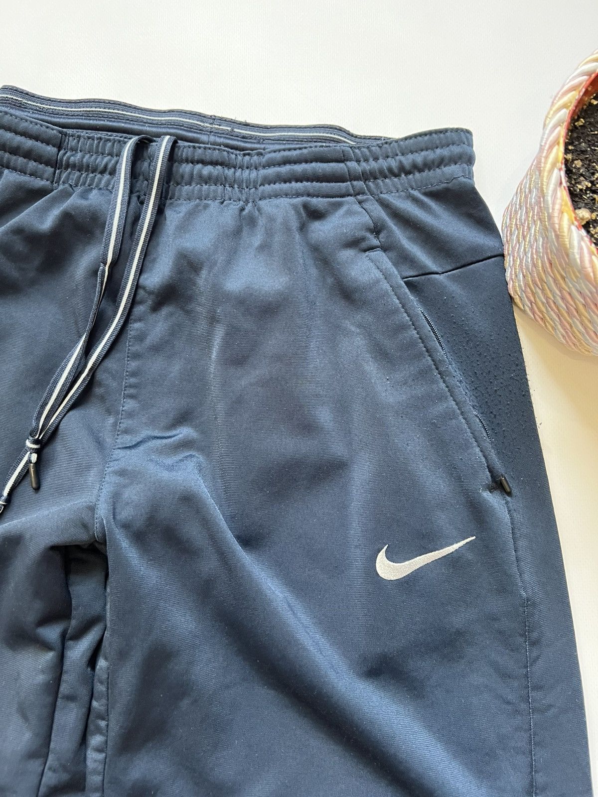 Nike Aston Villa Nike Blue Pants Rare Soccer Football Size US 32 / EU 48 - 5 Thumbnail