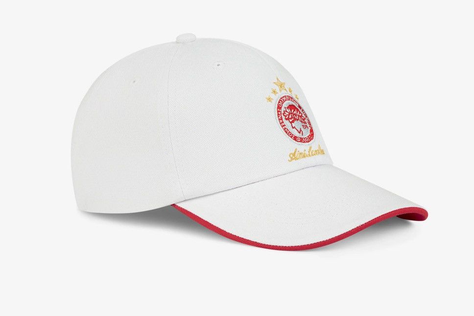 Aime Leon Dore Aime Leon Dore ALD / Olympiacos F.C. Logo Hat Bright White Size ONE SIZE - 2 Thumbnail