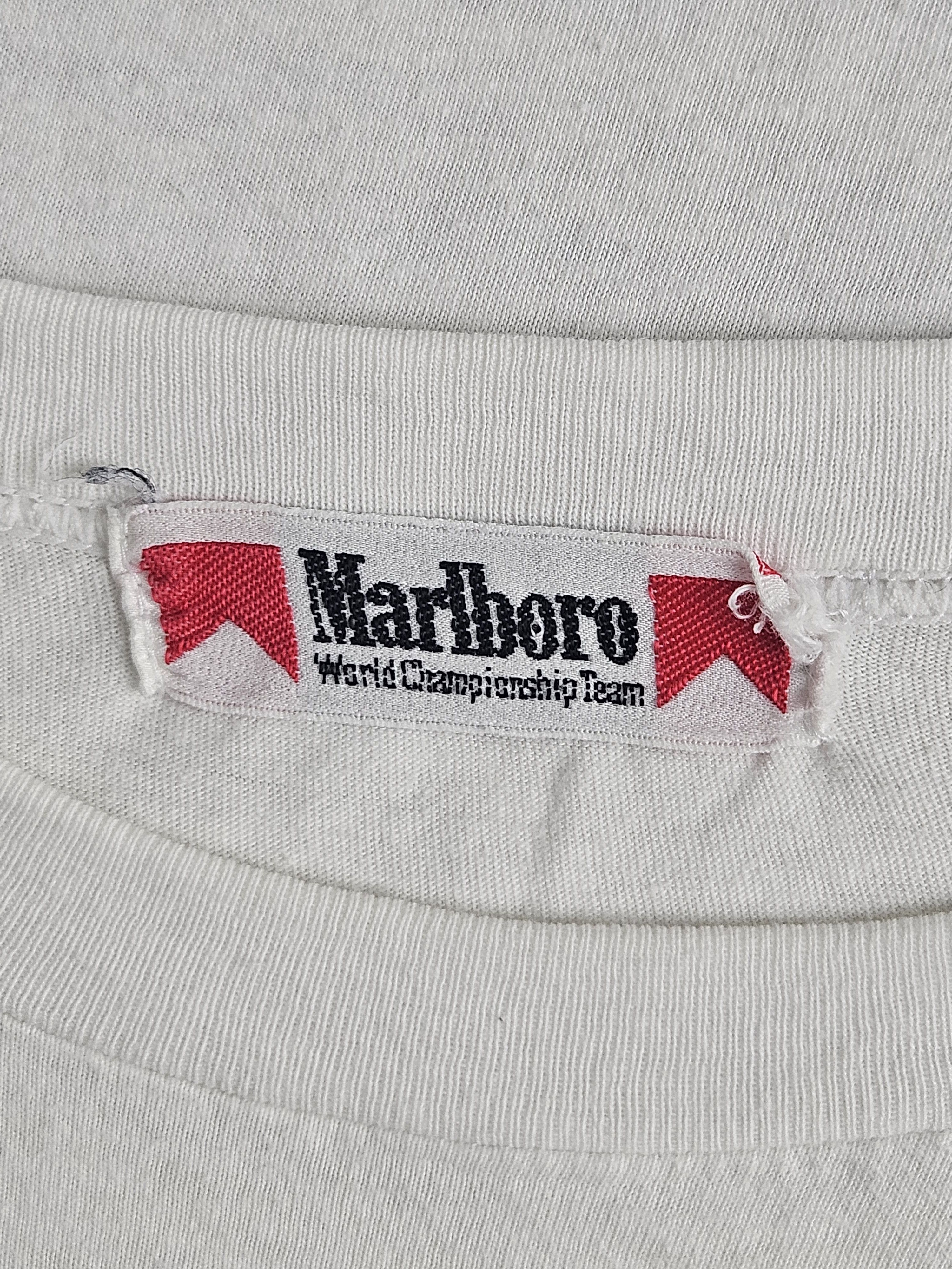 Formula 1 Vintage 90s The Legend Aryton Senna F1 Marlboro tee shirt Size US L / EU 52-54 / 3 - 4 Thumbnail