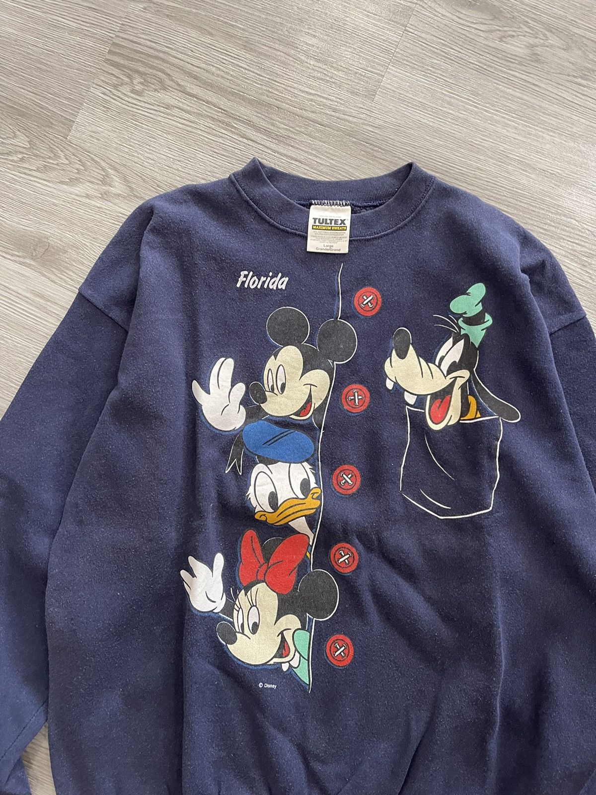 Disney × Vintage Vintage 90s Disney character Crewneck sweatshirt Size US L / EU 52-54 / 3 - 3 Thumbnail