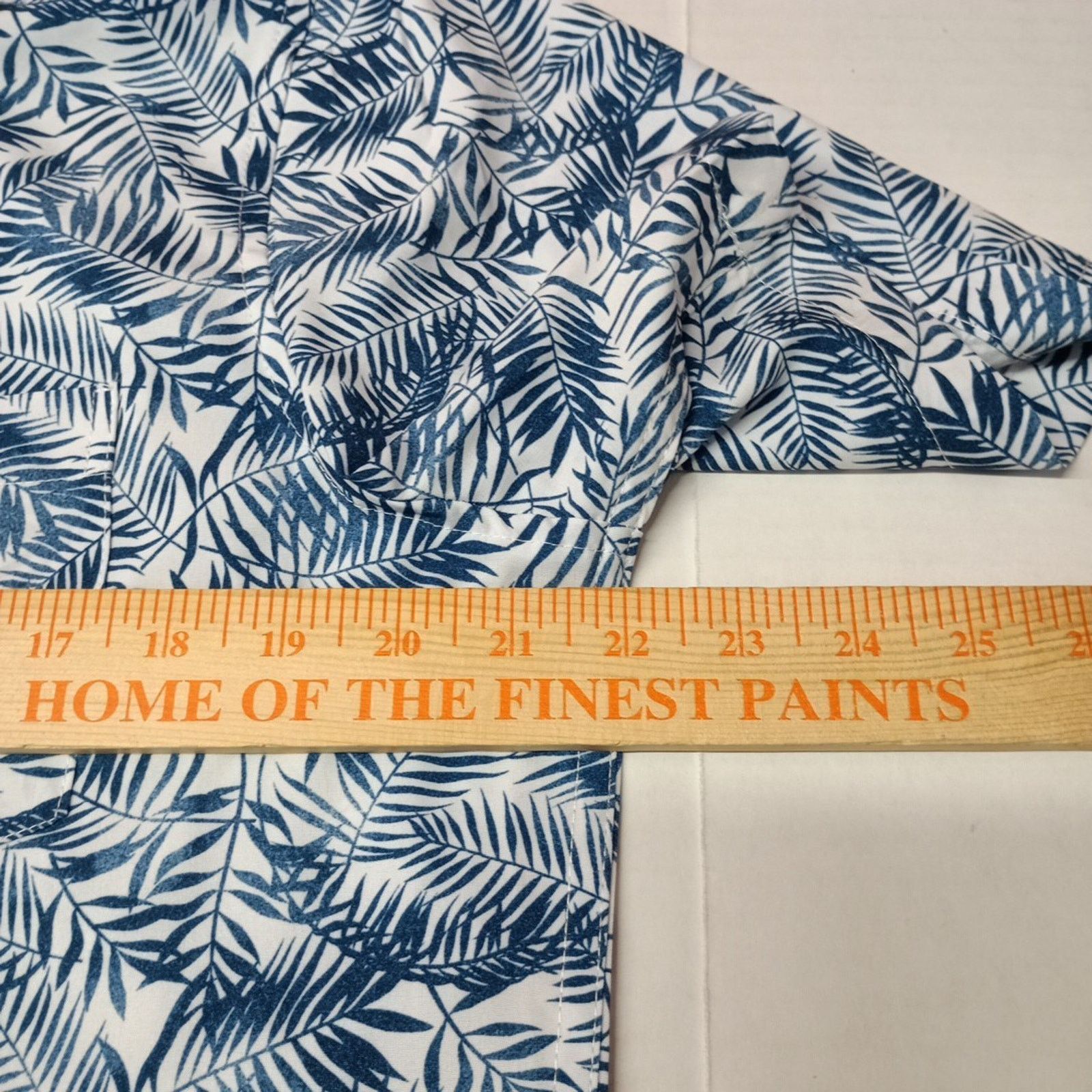 Chaps Chaps Everyday Performance Woven Shirt Men's S Blue Floral Size US S / EU 44-46 / 1 - 5 Thumbnail