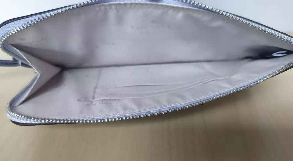 Kate Spade Kate Spade New York L-Zip Leather Wristlet T-0009 Size ONE SIZE - 7 Thumbnail