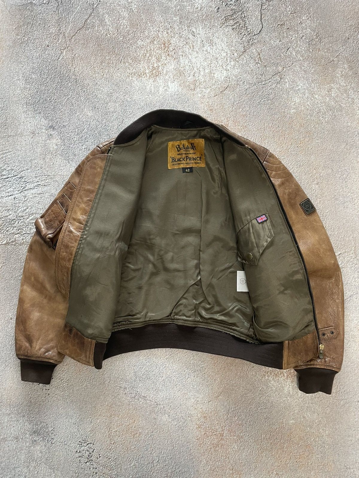Belstaff Belstaff Black Prince Leather Biker Bomber Jacket Size M / US 6-8 / IT 42-44 - 8 Thumbnail