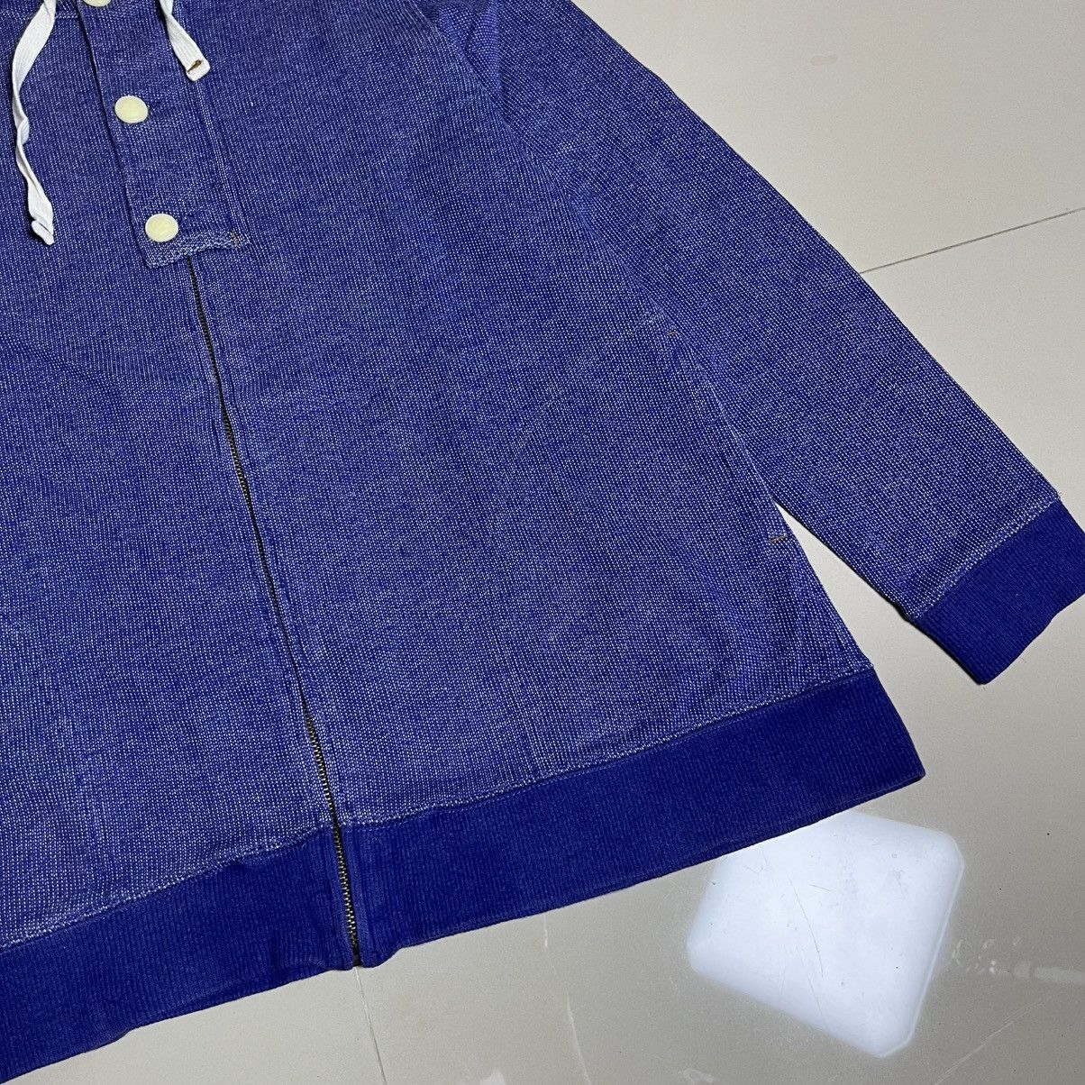 If Six Was Nine Northern Truck Japan Faux Fur Denim Hoodie Jacket Size US L / EU 52-54 / 3 - 3 Thumbnail