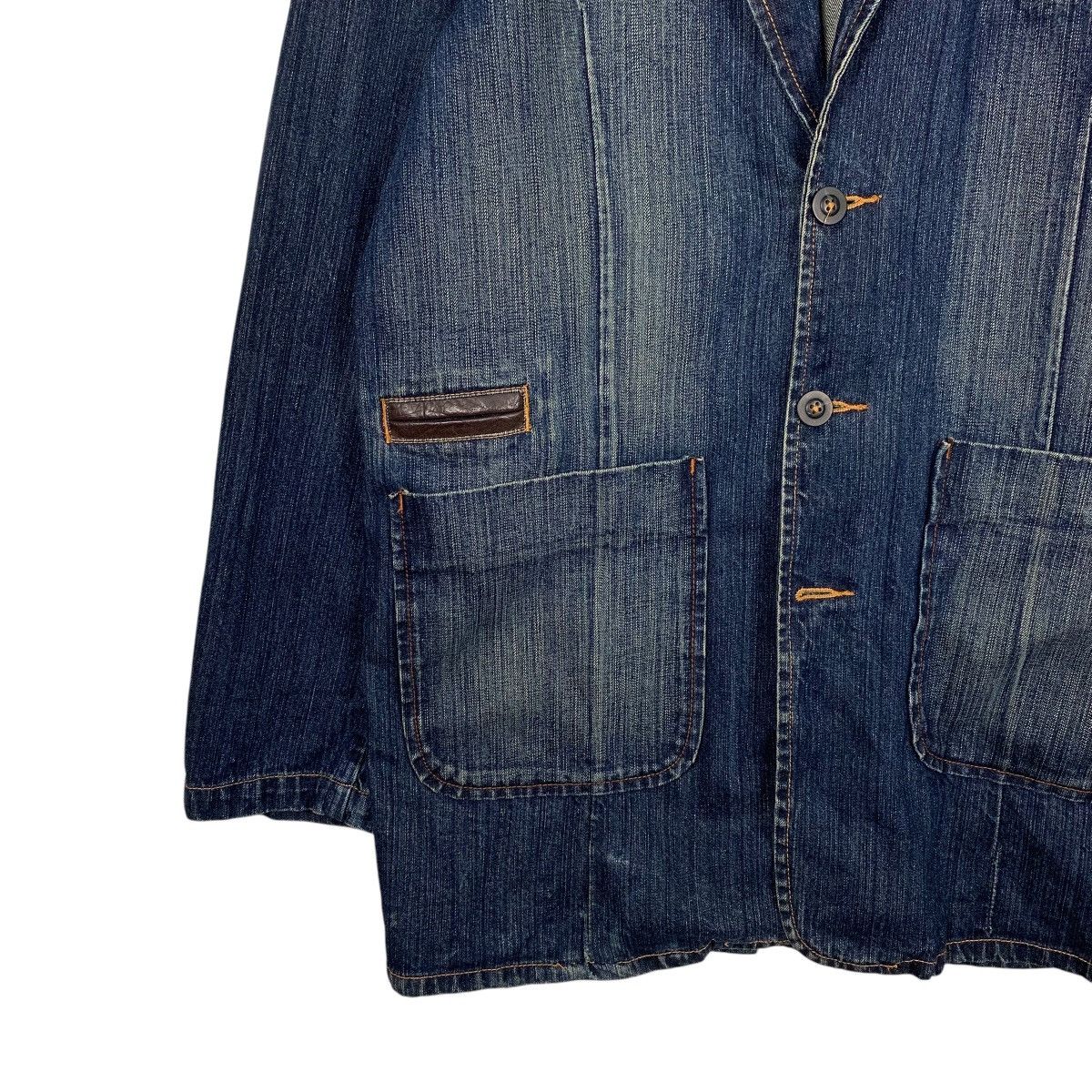 Marc Buchanan Pelle Pelle Marc Buchanan Denim Jacket Size US L / EU 52-54 / 3 - 3 Thumbnail