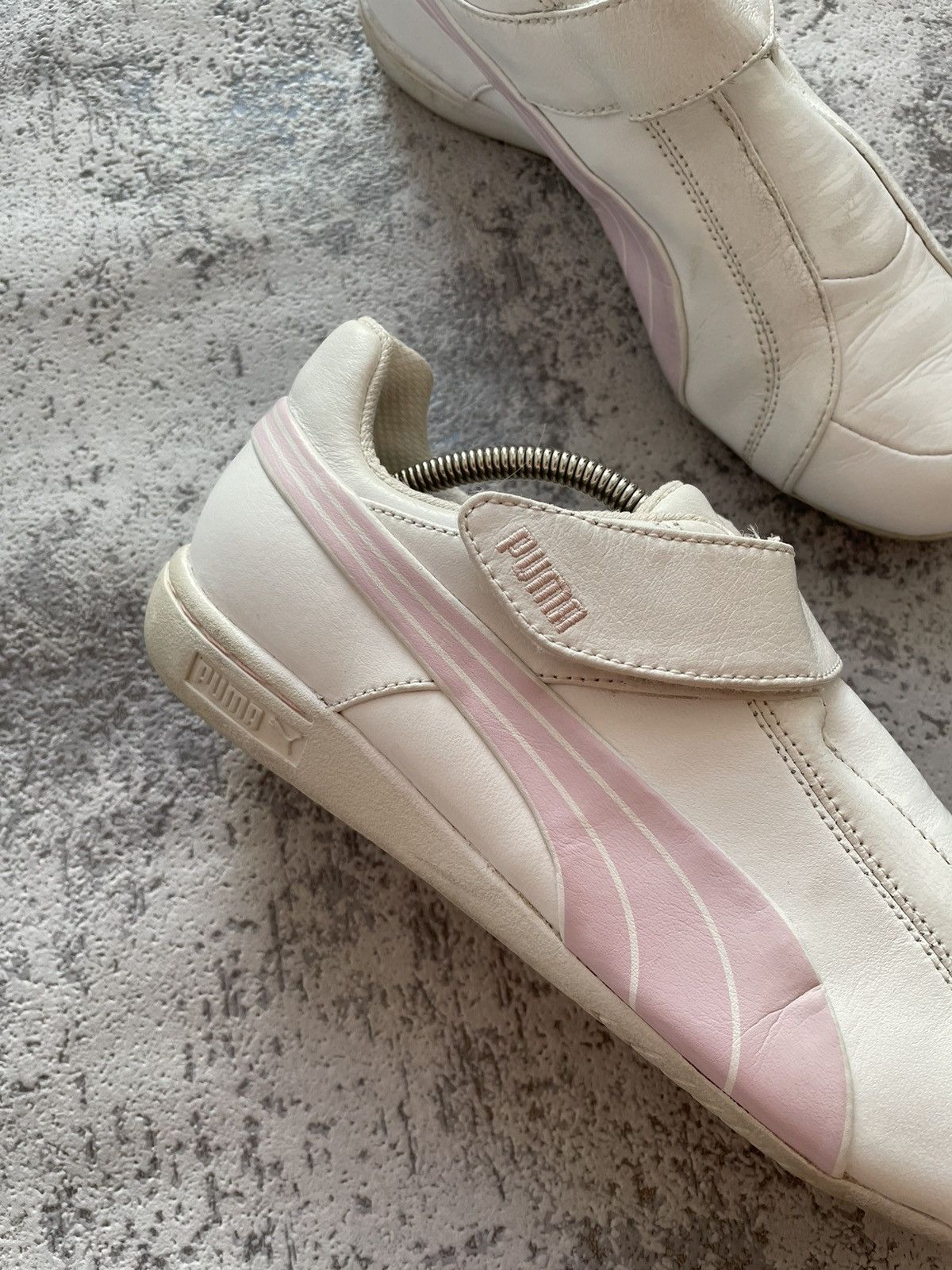 Japanese Brand Vintage Puma Futuristic Y2K Leather Shoes Size US 7 / IT 37 - 3 Thumbnail