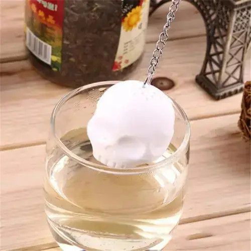 Japanese Brand Skull Head Shape Tea Strainer Bag Size ONE SIZE - 4 Thumbnail