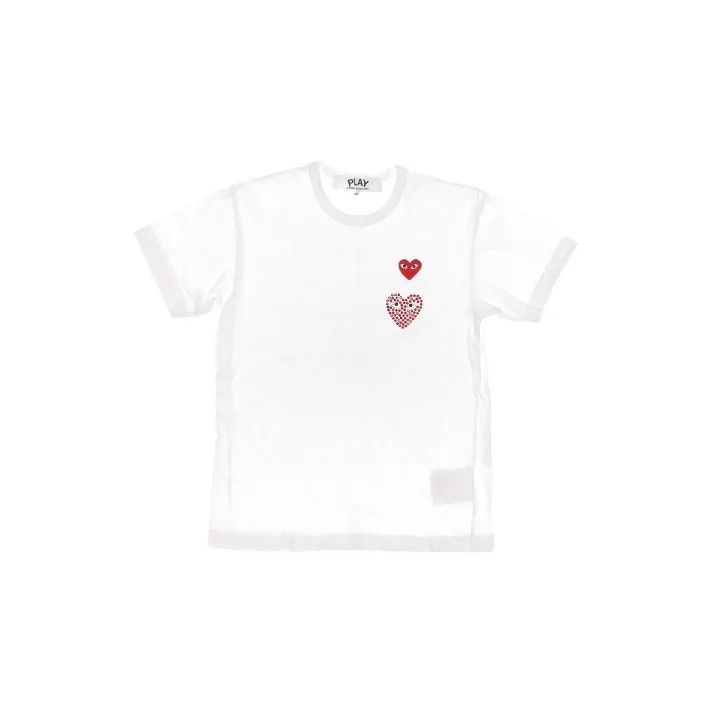 Comme des Garcons PLAY COMME des GARÇONS PLAY Red Heart Short Sleeve T-Shirt 0079 Size US M / EU 48-50 / 2 - 1 Thumbnail