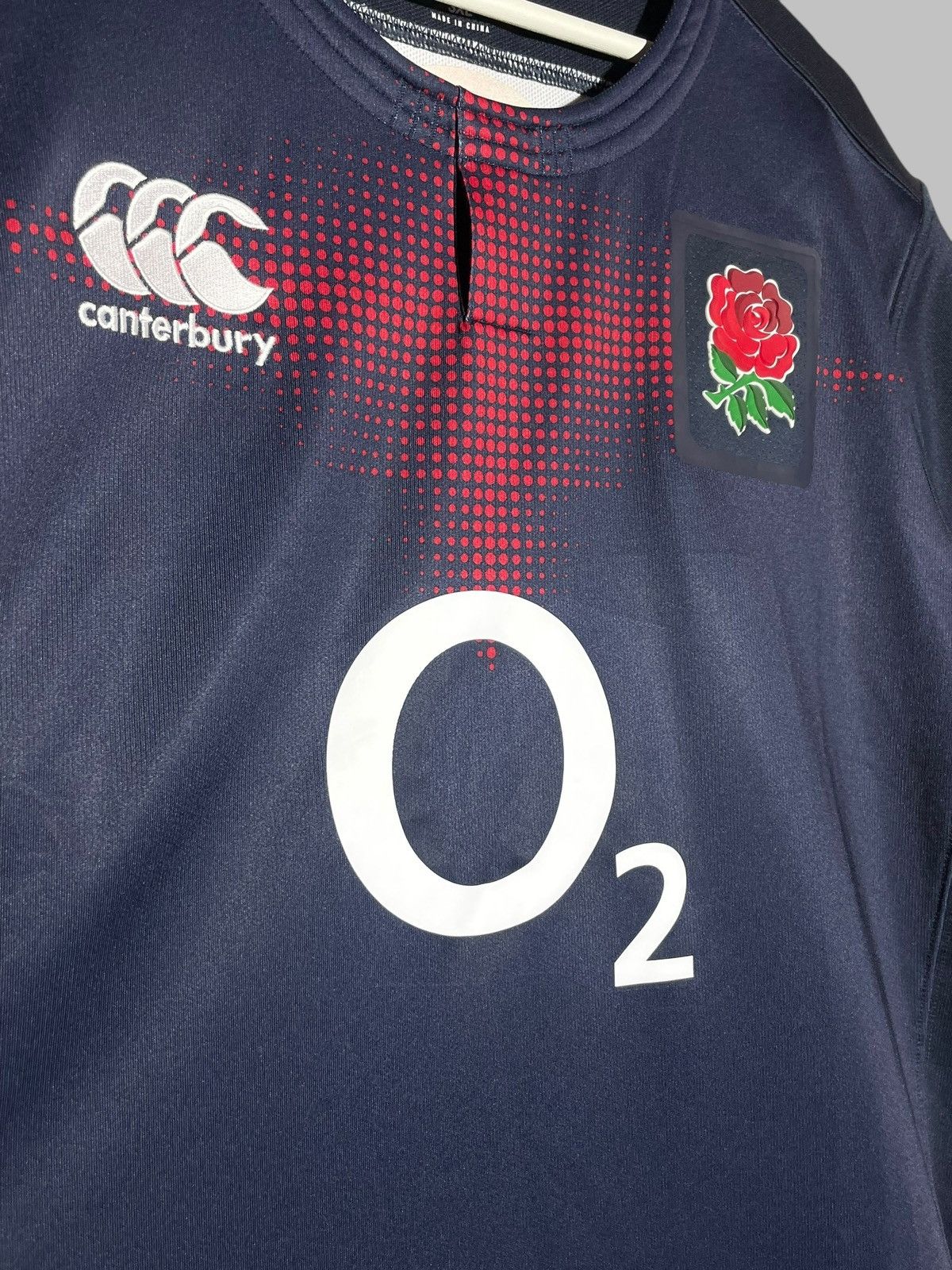Canterbury of New Zealand England Canterbury Vapordri Player Issue Rugby Jersey Size US XXL / EU 58 / 5 - 6 Thumbnail