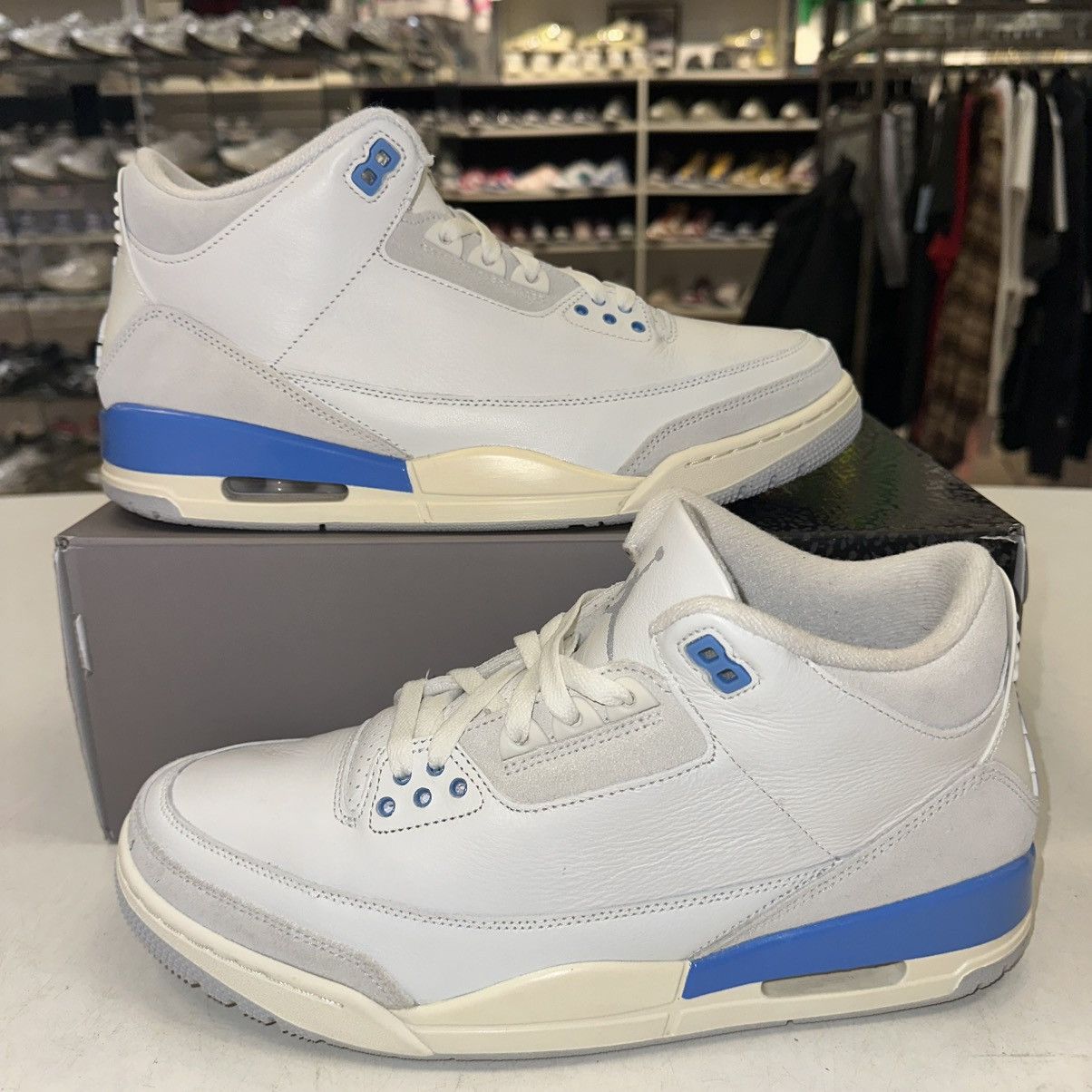 Jordan Brand Size 11.5 - Air Jordan 3 Retro Lucky Shorts - CT8532-101 Size US 11.5 / EU 44-45 - 1 Thumbnail