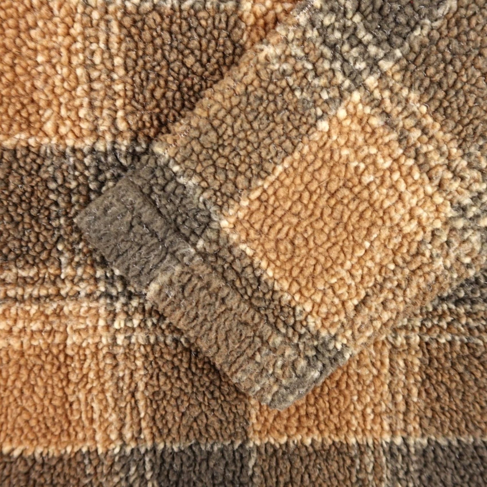Vintage VINTAGE Womens Medium Brown Plaid Fleece V-Neck Pullover Made In USA Sweater Size M / US 6-8 / IT 42-44 - 5 Thumbnail