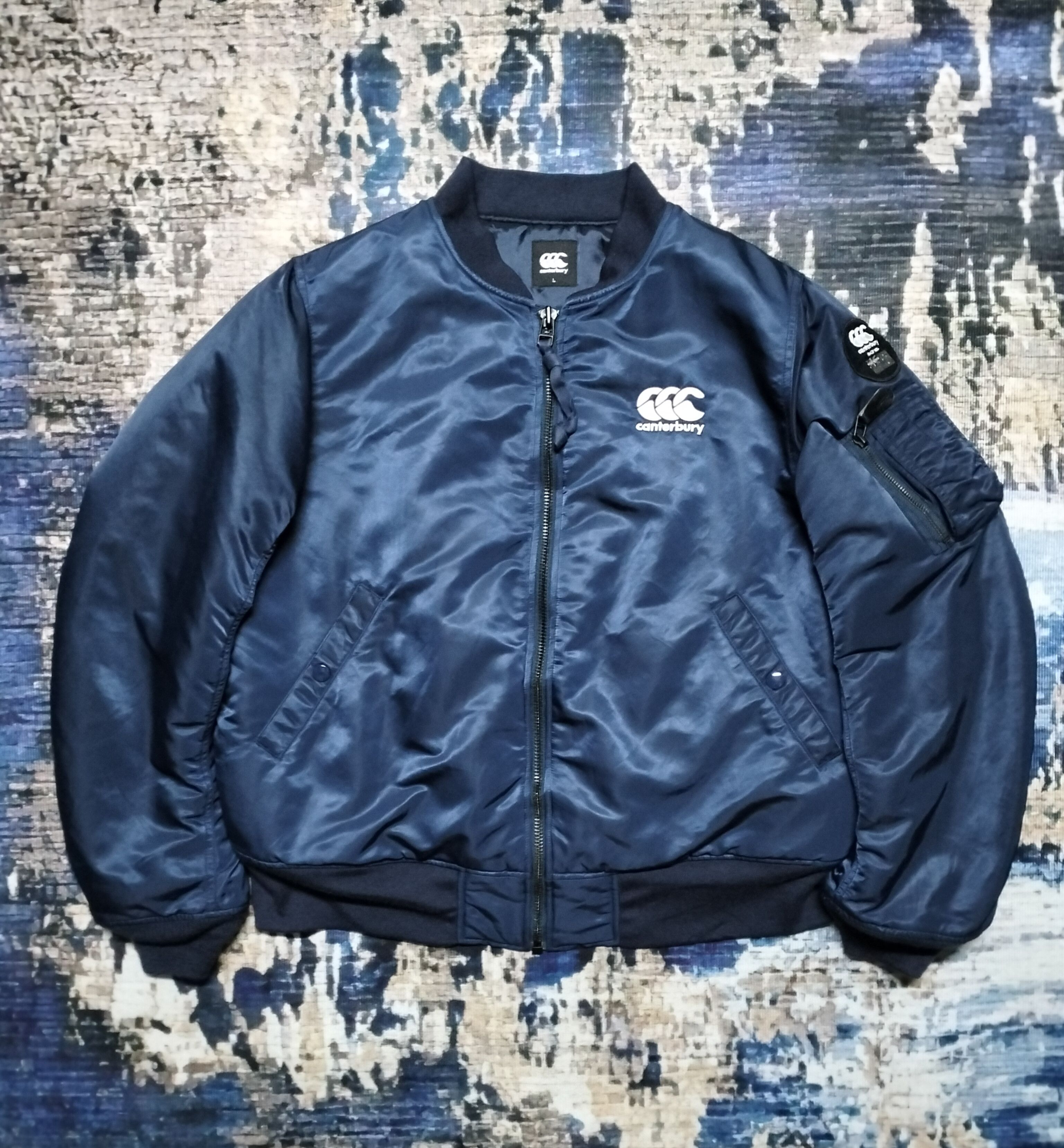 Canterbury of New Zealand Canterbury Ma-1 Bomber Jacket Embroidered Logo Size US L / EU 52-54 / 3 - 2 Thumbnail