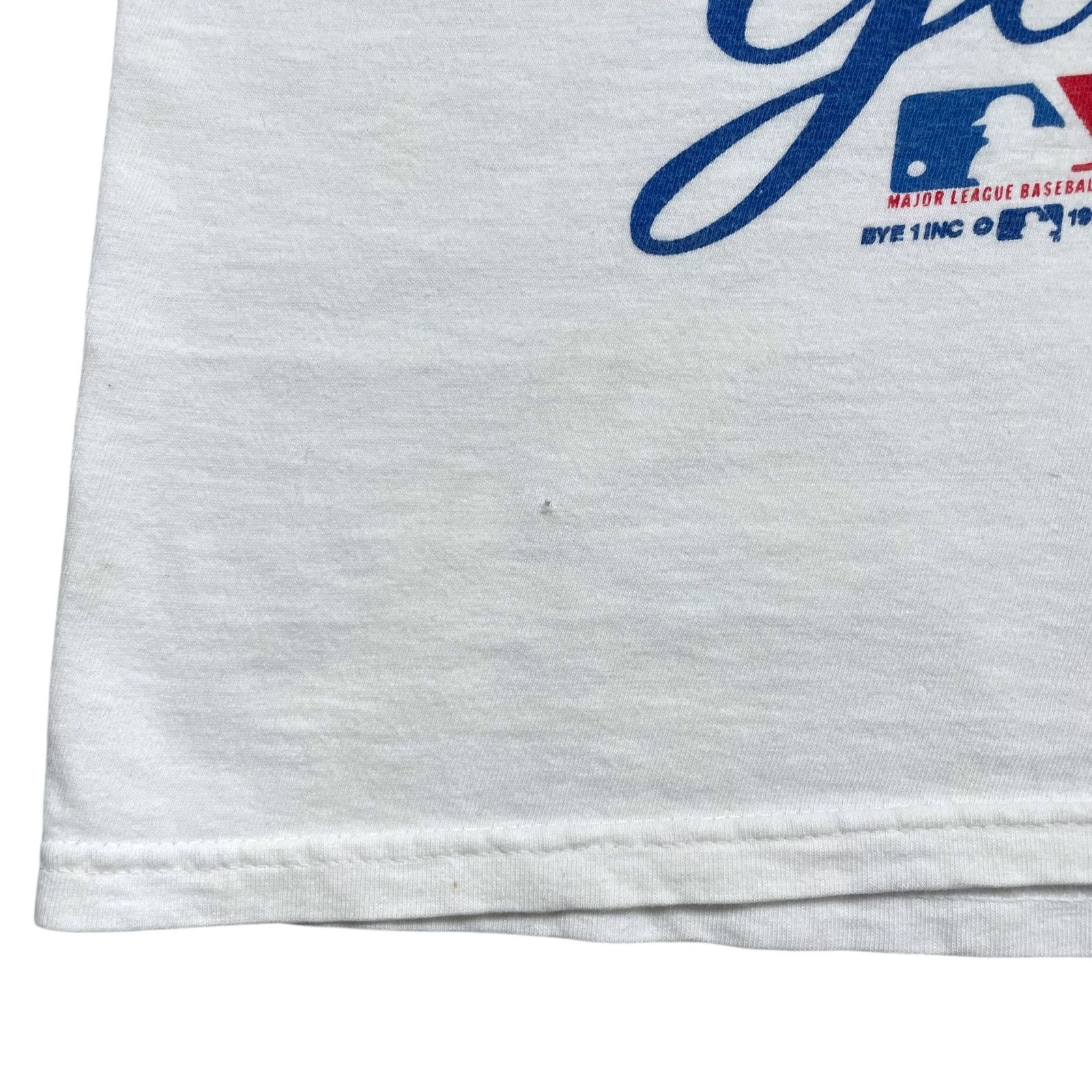 MLB RARE 90s NEW YORK YANKEES JIMMY KEYS UPPER DECK 1993 T-SHIRT Size US L / EU 52-54 / 3 - 6 Thumbnail