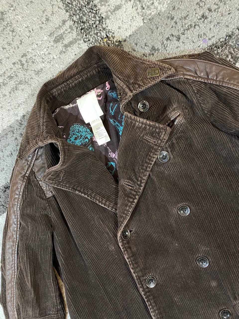 Diesel Diesel Blazer Women Leather Velvet Size L Brown Size L / US 10 / IT 46 - 5 Thumbnail