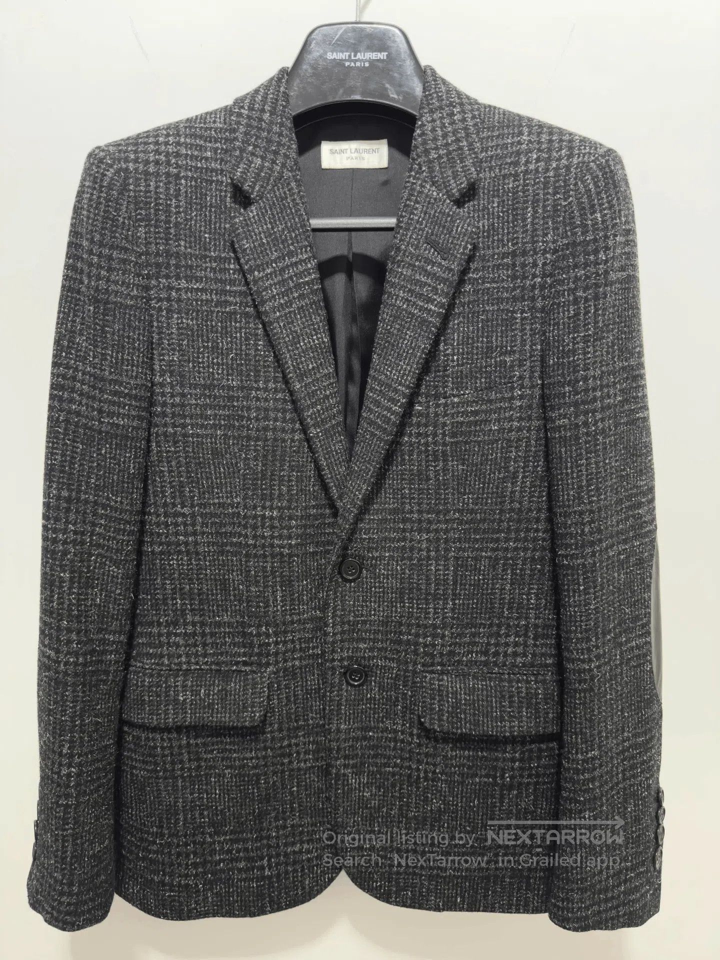 Saint Laurent Paris Saint Laurent 16FW Prince of Wales Blazer. Size US S / EU 44-46 / 1 - 1 Thumbnail