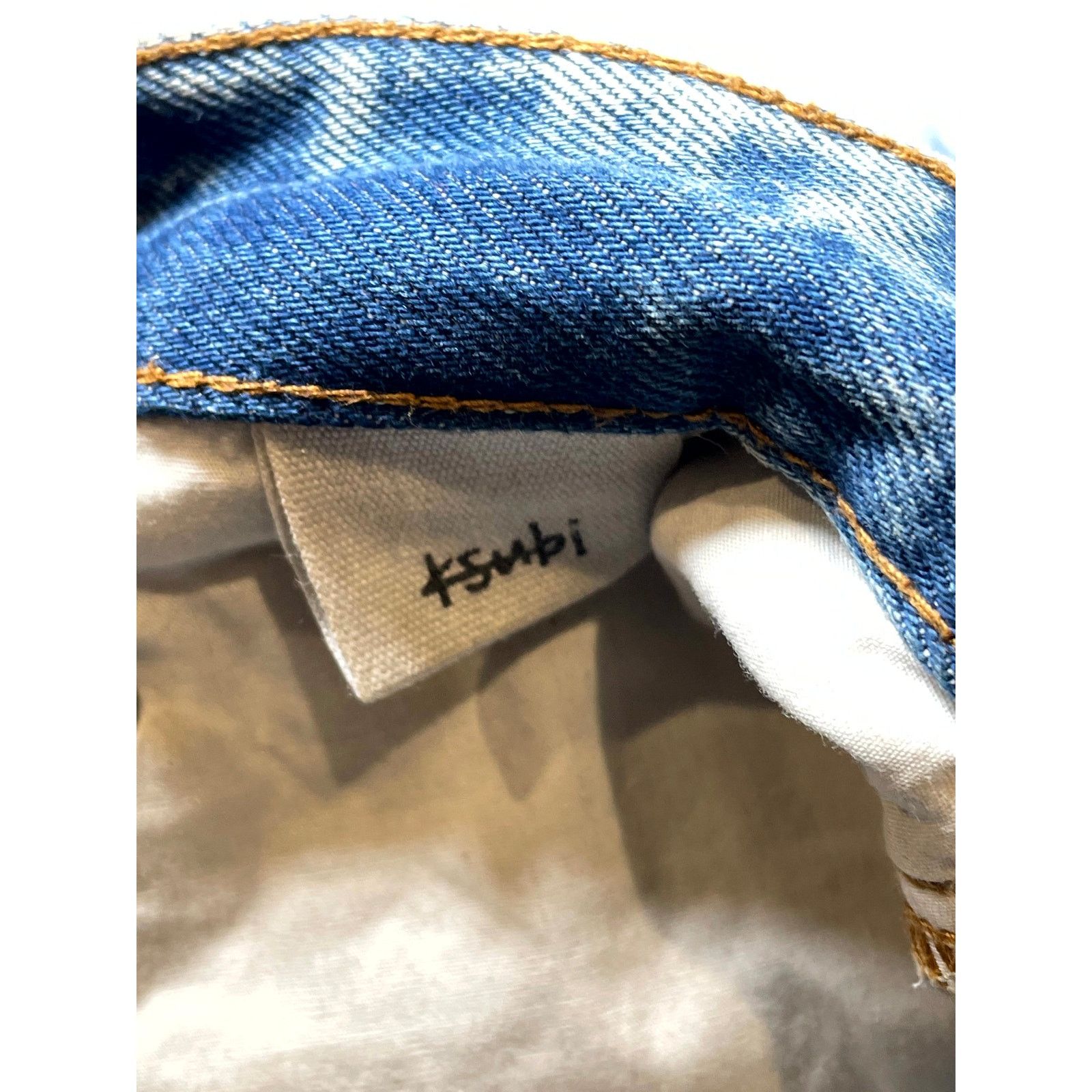 Ksubi Ksubi Plus Logo Straight Leg Light Wash Jeans Size US 33 - 5 Thumbnail