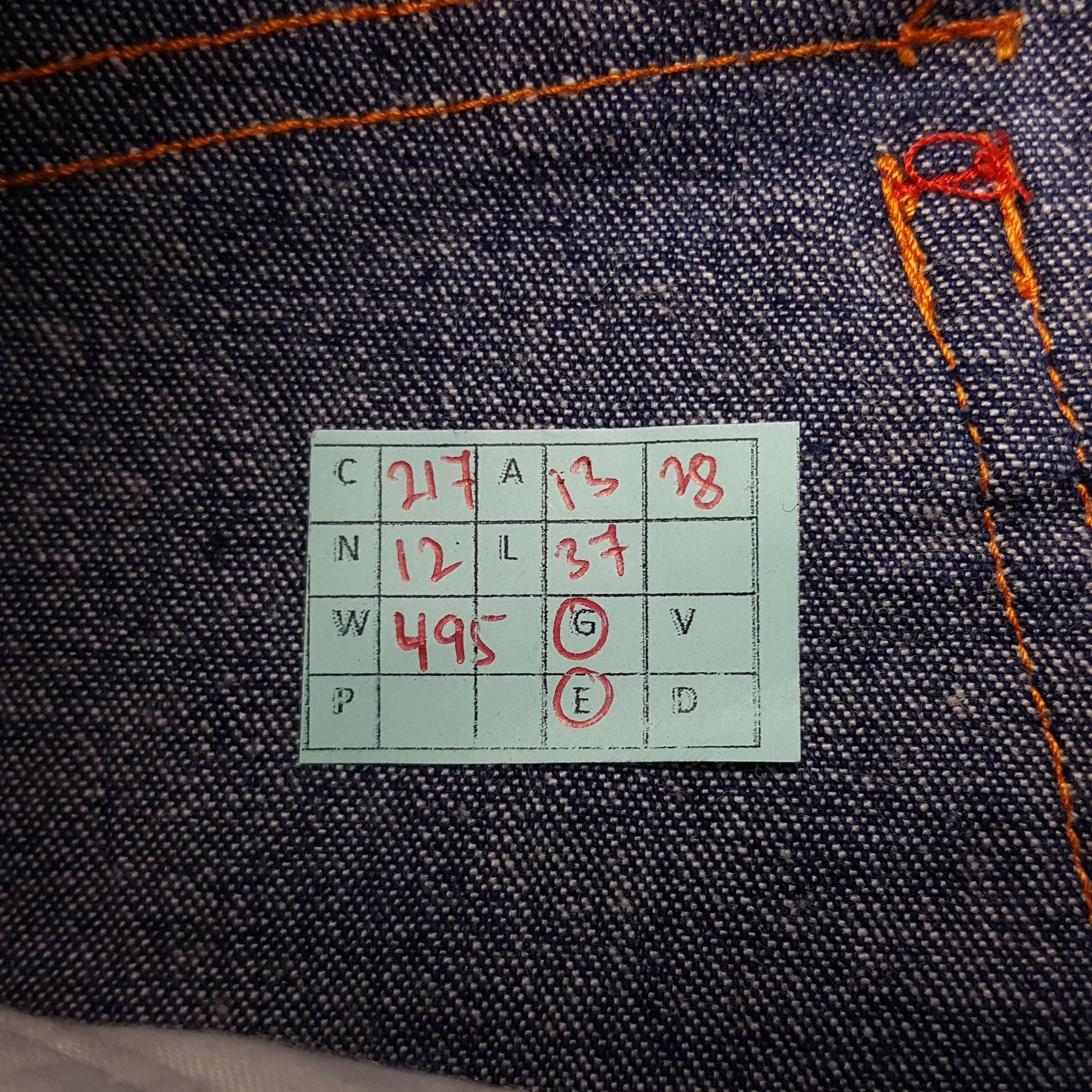 Designer × Japanese Brand × Vintage Vintage XYZ Guaranteed Skull Denim Jeans Size US 26 / EU 42 - 13 Thumbnail