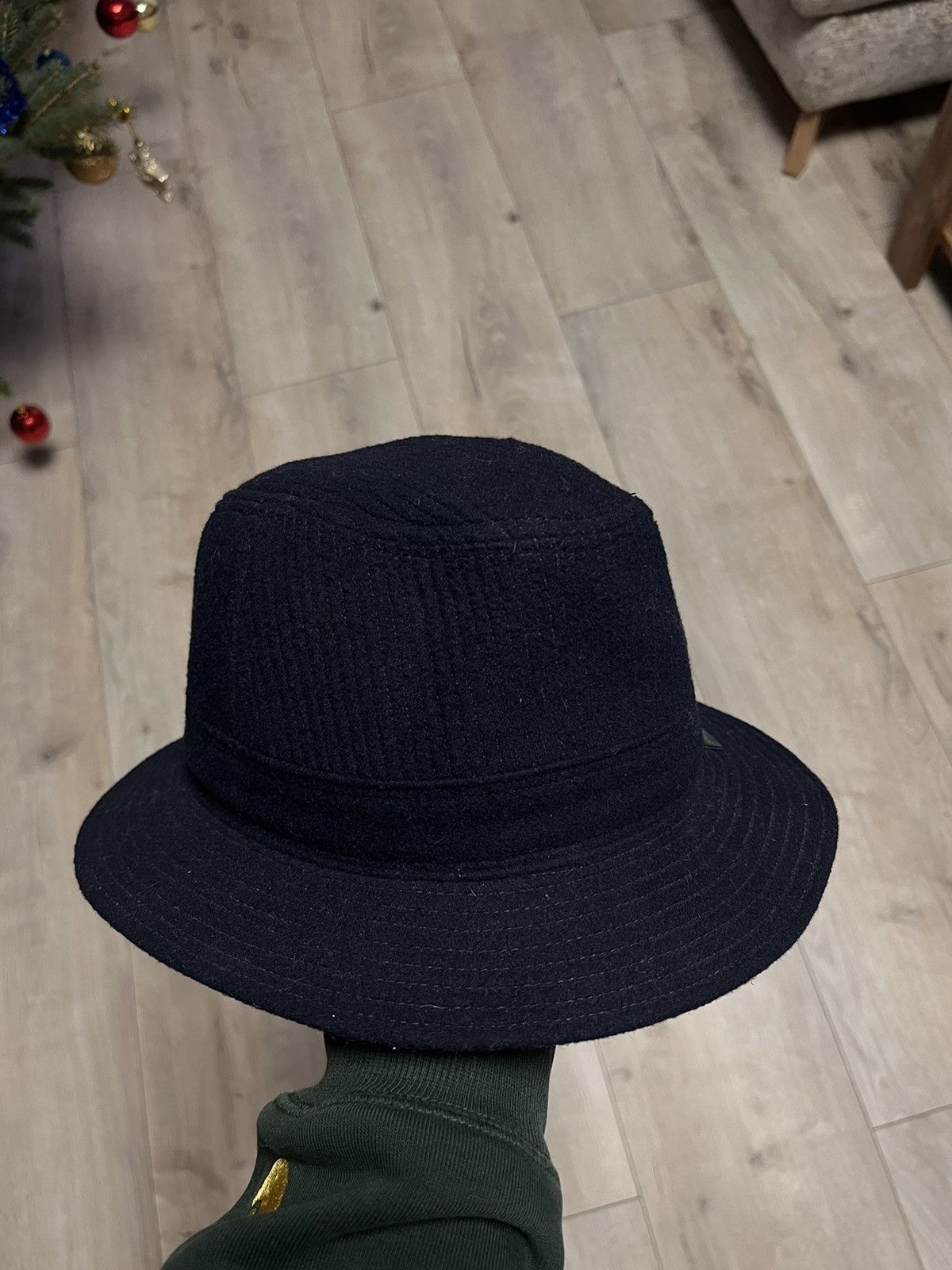Vintage Wigens wool cashmere bucket hat Oppenheimer Corduroy