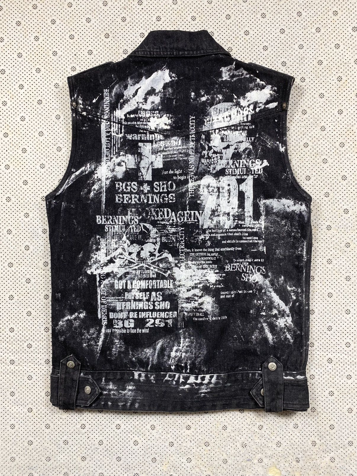 Hysteric Glamour Vintage Punk Rebel Vest Sleeveless By Berning Sho Size US S / EU 44-46 / 1 - 2 Thumbnail