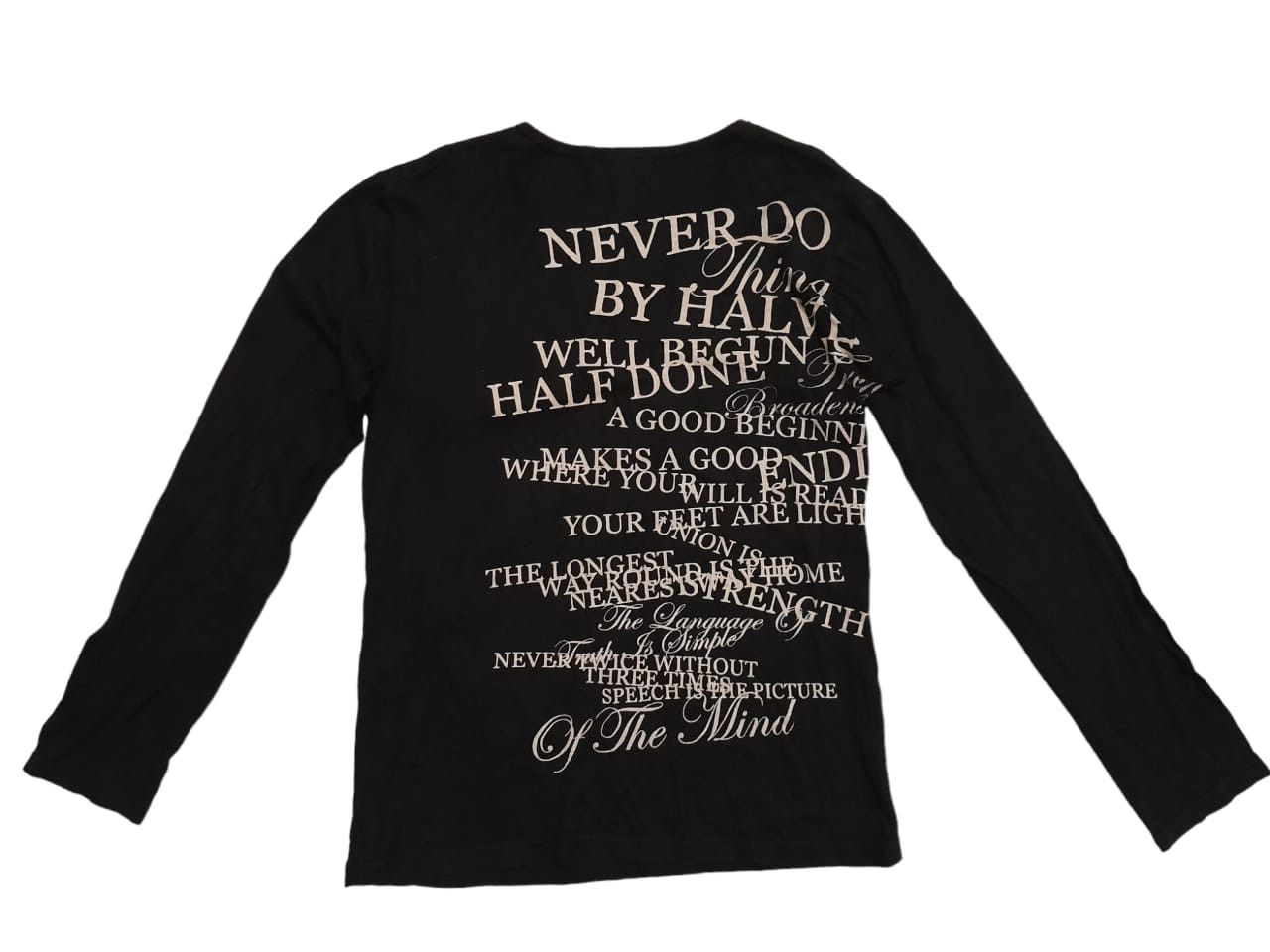 Japanese Brand × Seditionaries Signal Point Punk Zipper Poem Long Shirt (F9) Size US L / EU 52-54 / 3 - 4 Thumbnail