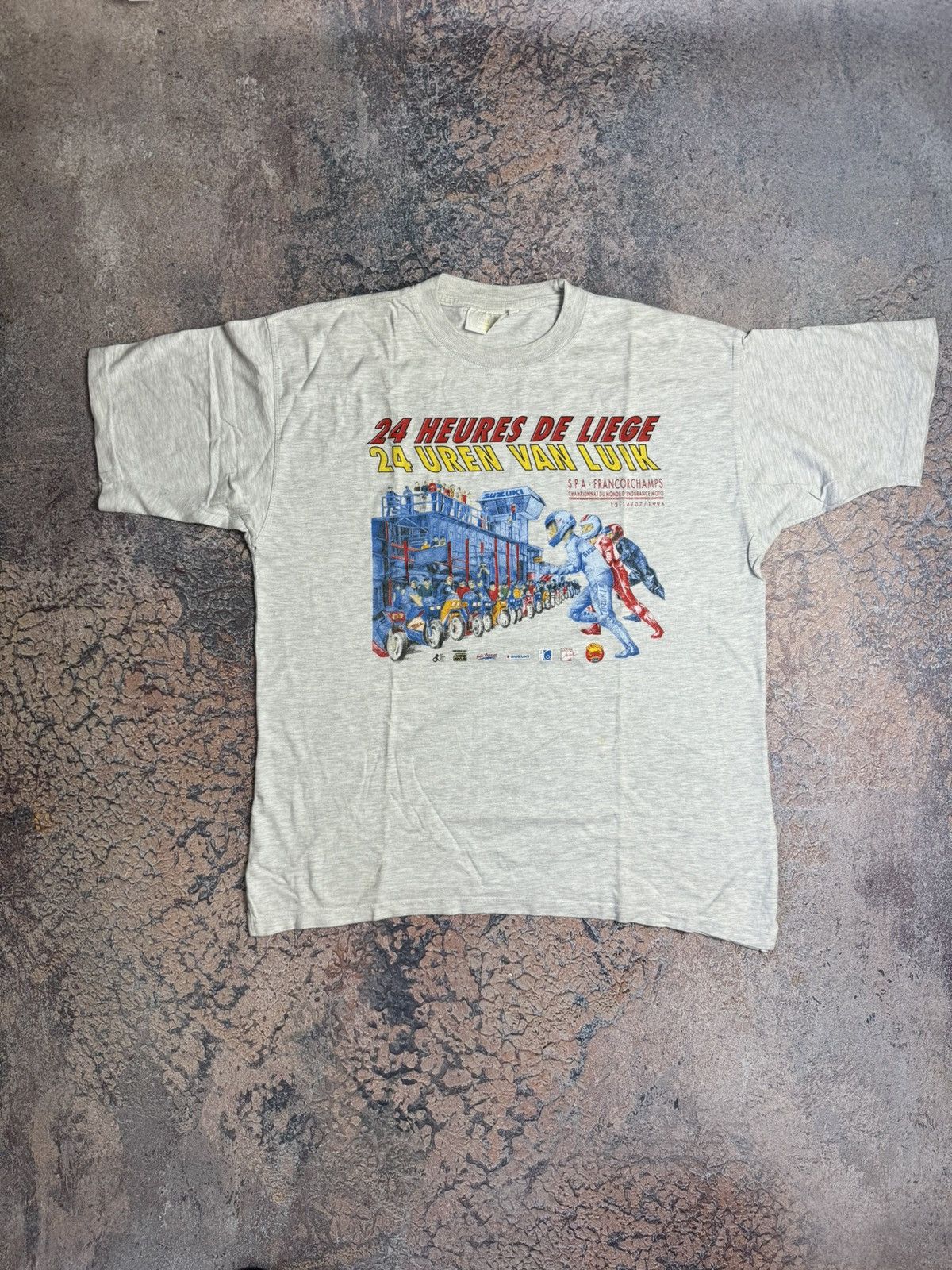 Vintage Vintage Racing 1996 t-shirt Honda Suzuki Size US XXL / EU 58 / 5 - 1 Thumbnail