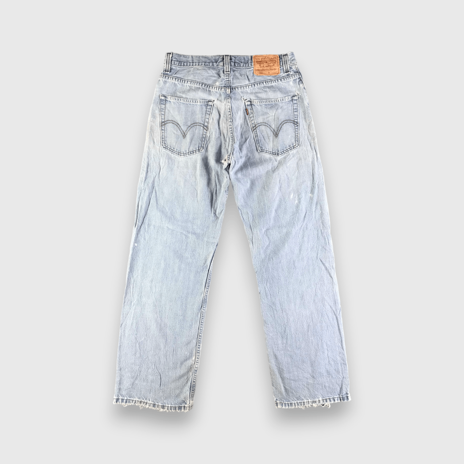 Levi's Vintage Light Wash Levis 569 Jeans-J3276 Size US 31 - 2 Thumbnail