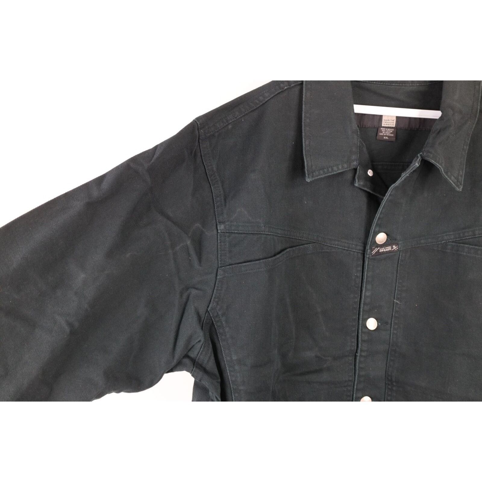 Marithe + Francois Girbaud NOS Vintage 90s Marithe Francois Girbaud Denim Jacket Size US XXL / EU 58 / 5 - 8 Thumbnail