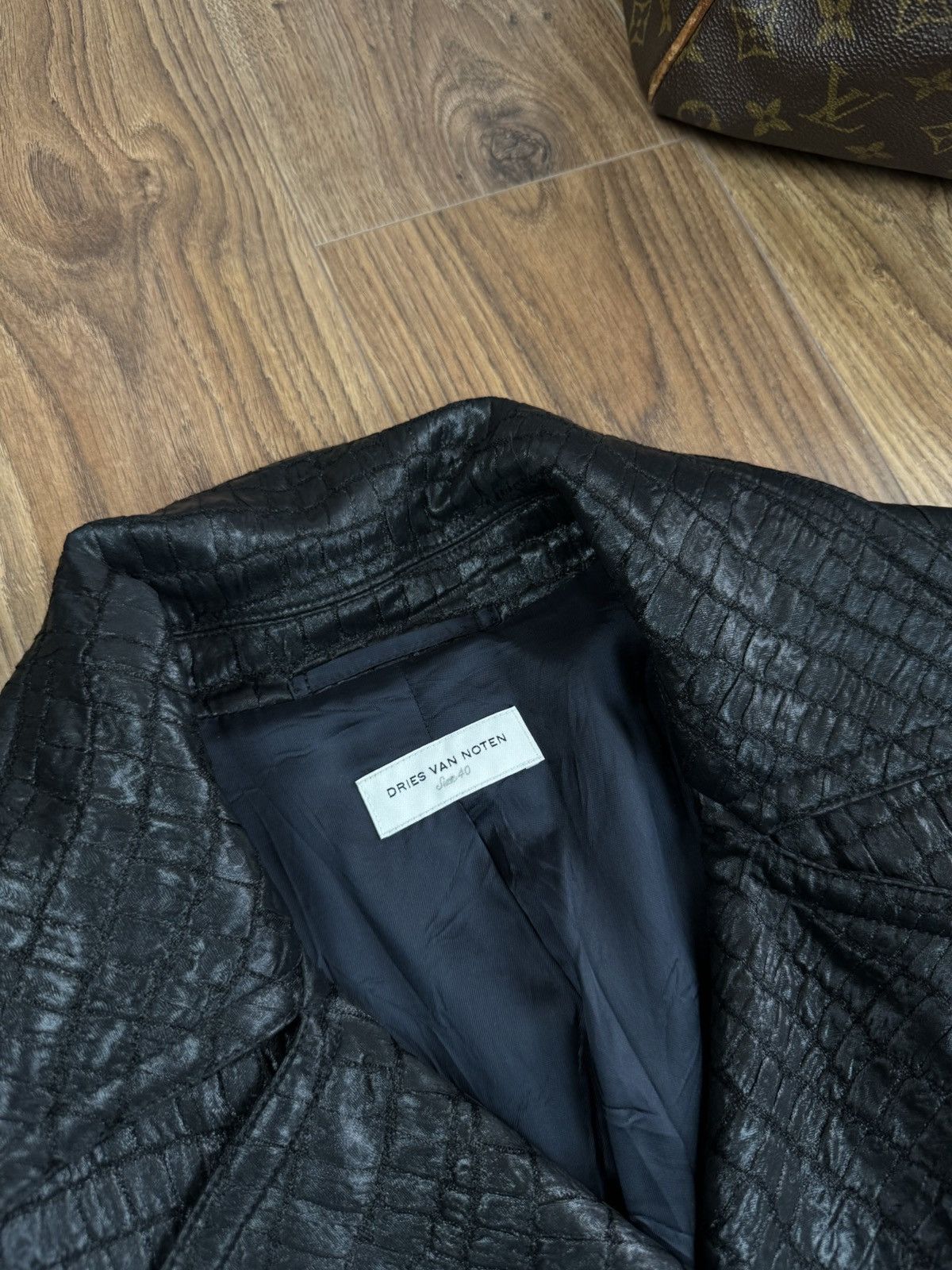 Dries Van Noten Rare coat Dries can Noten Crocodile original luxury item Size M / US 6-8 / IT 42-44 - 2 Thumbnail