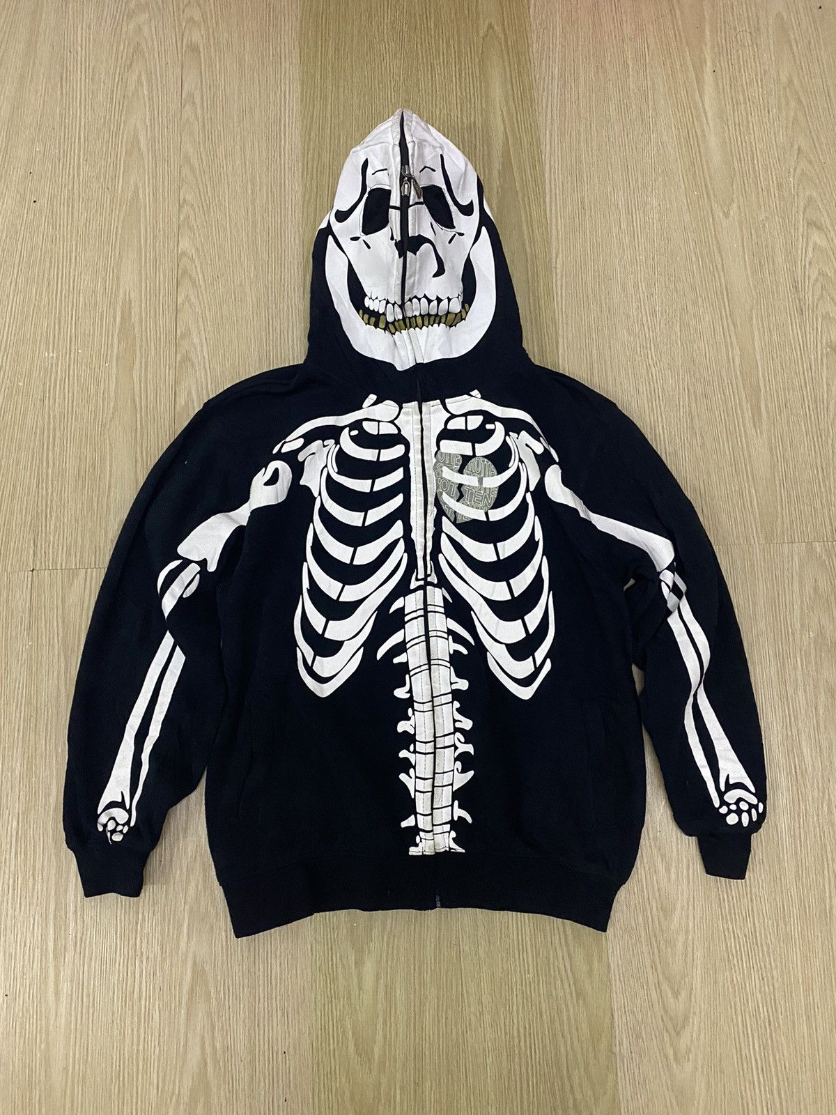 Japanese Brand MJ collection skull fullzipper hoodie Size US M / EU 48-50 / 2 - 1 Thumbnail