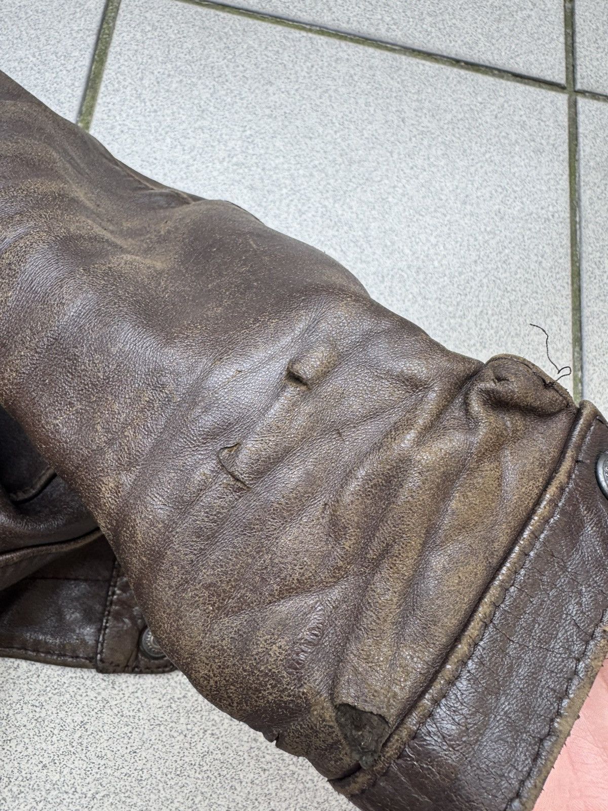 Levi's Vtg 1950s Levi’s ‘short horn’ Big E Leather Jacket Size US S / EU 44-46 / 1 - 18 Thumbnail