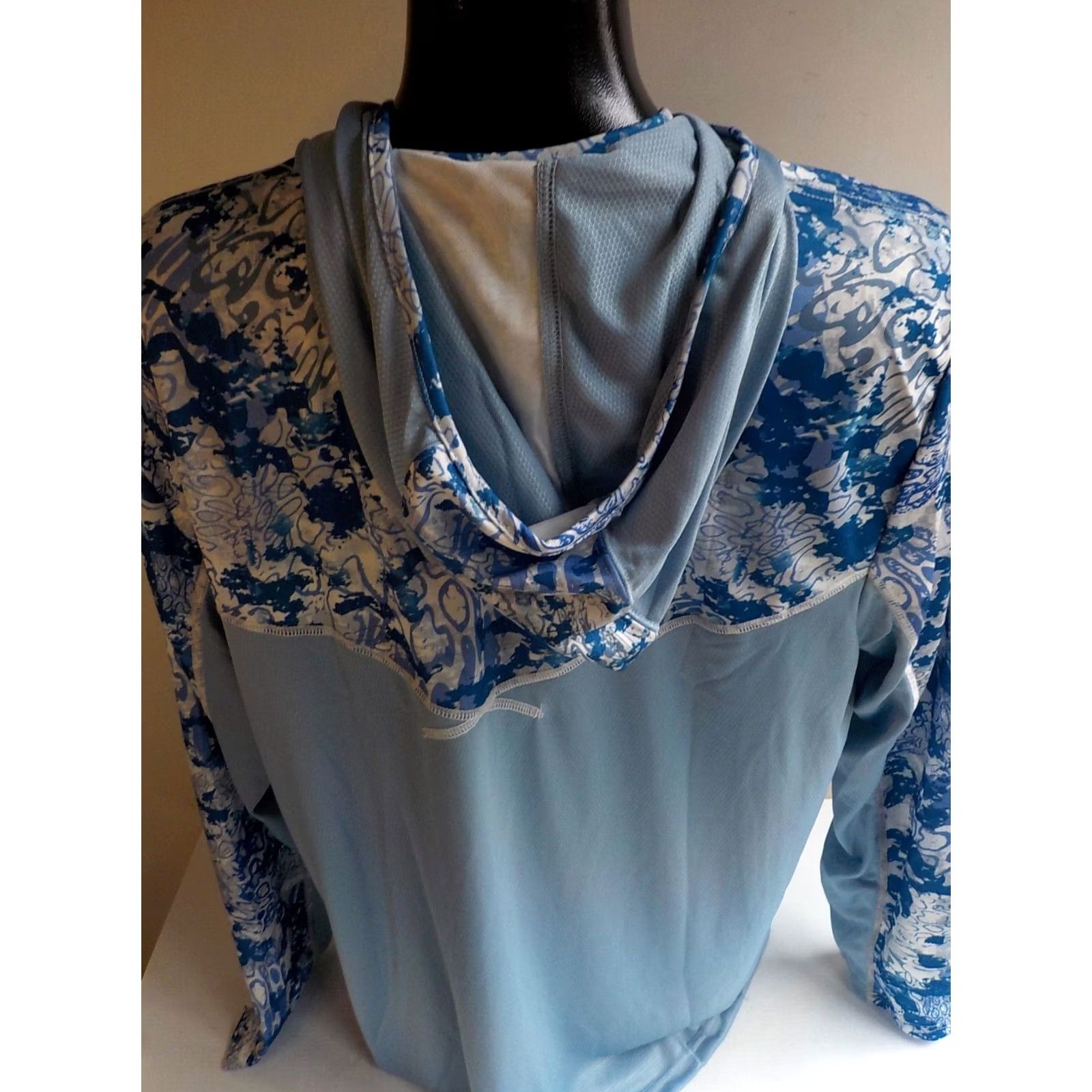 Vintage VINTAGE HUK Icon X Tide Change Hooded Pullover Shirt XXL Blue/White NWT Long Sleeve Pullover Men Size US XXL / EU 58 / 5 - 5 Thumbnail